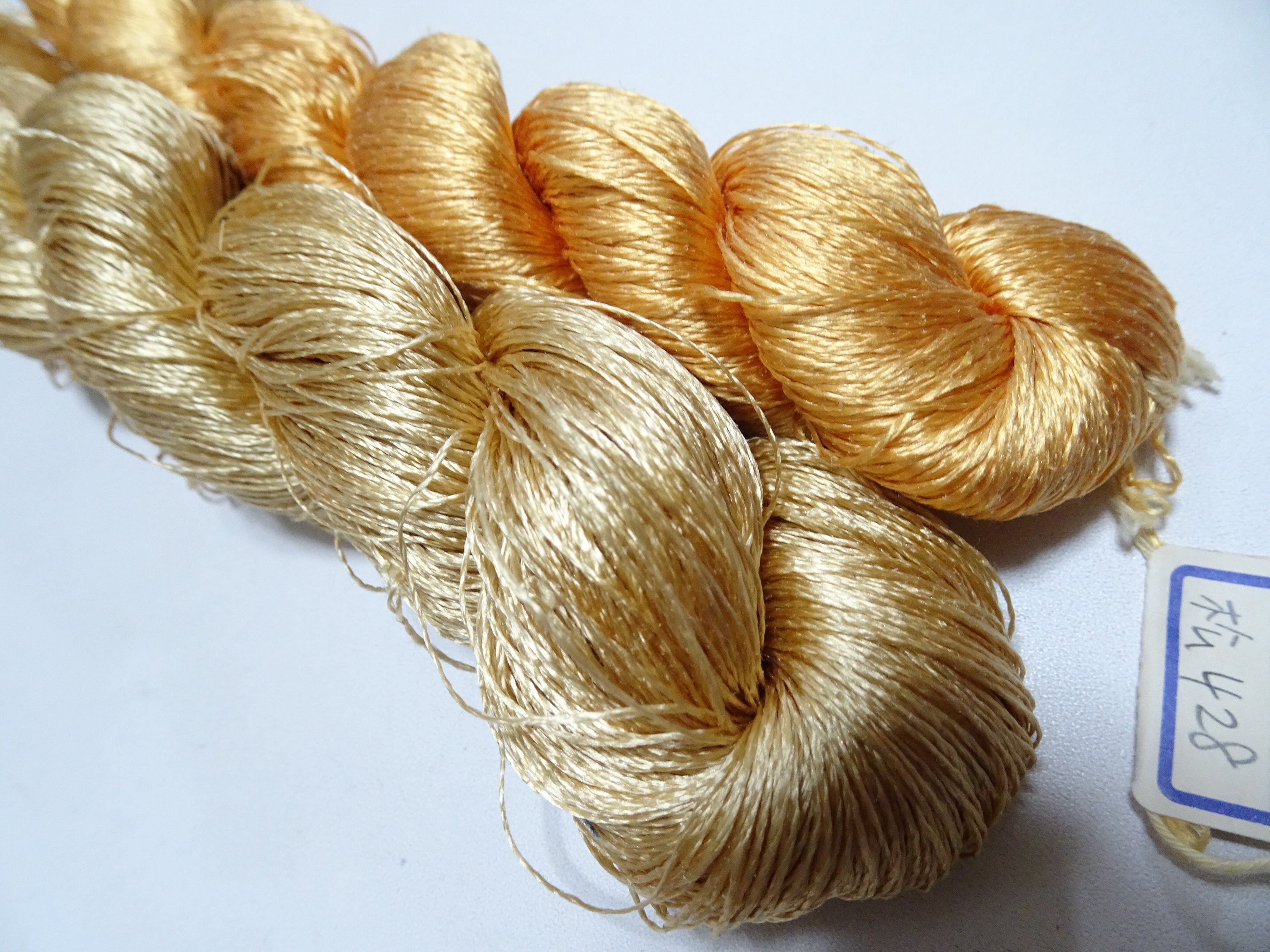 Japanese Vintage Twisted Silk Thread 2sets Embroidery 18394