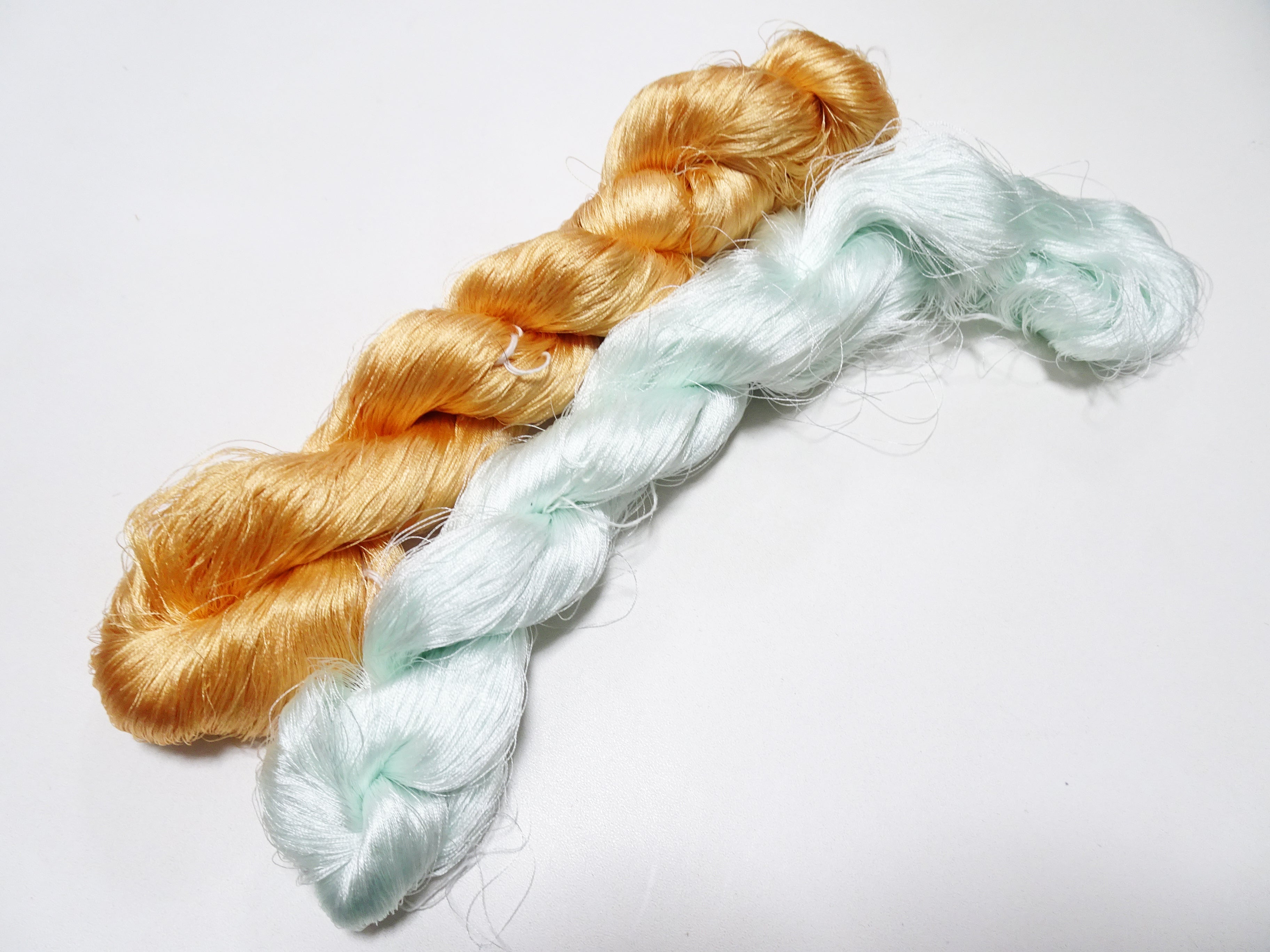 Japanese vintage silk thread 2sets embroidery 9018