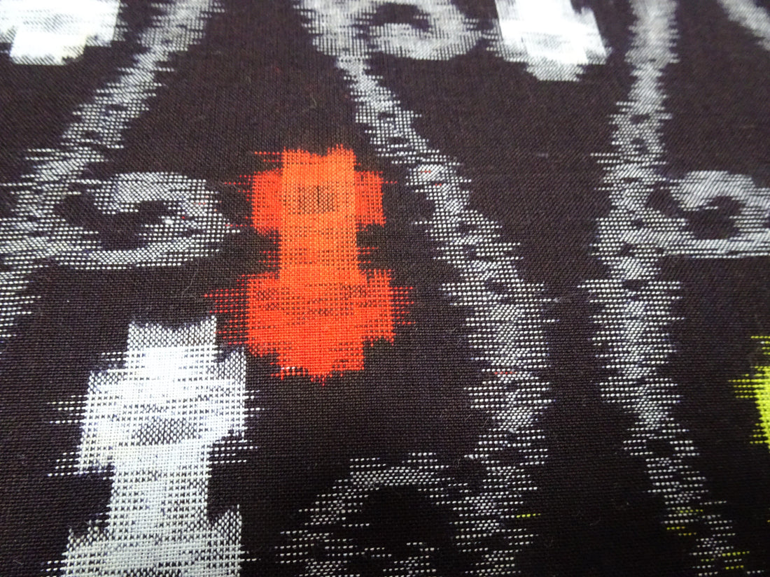 Japanese Vintage Cotton Bolts Kurume Kasuri  13732