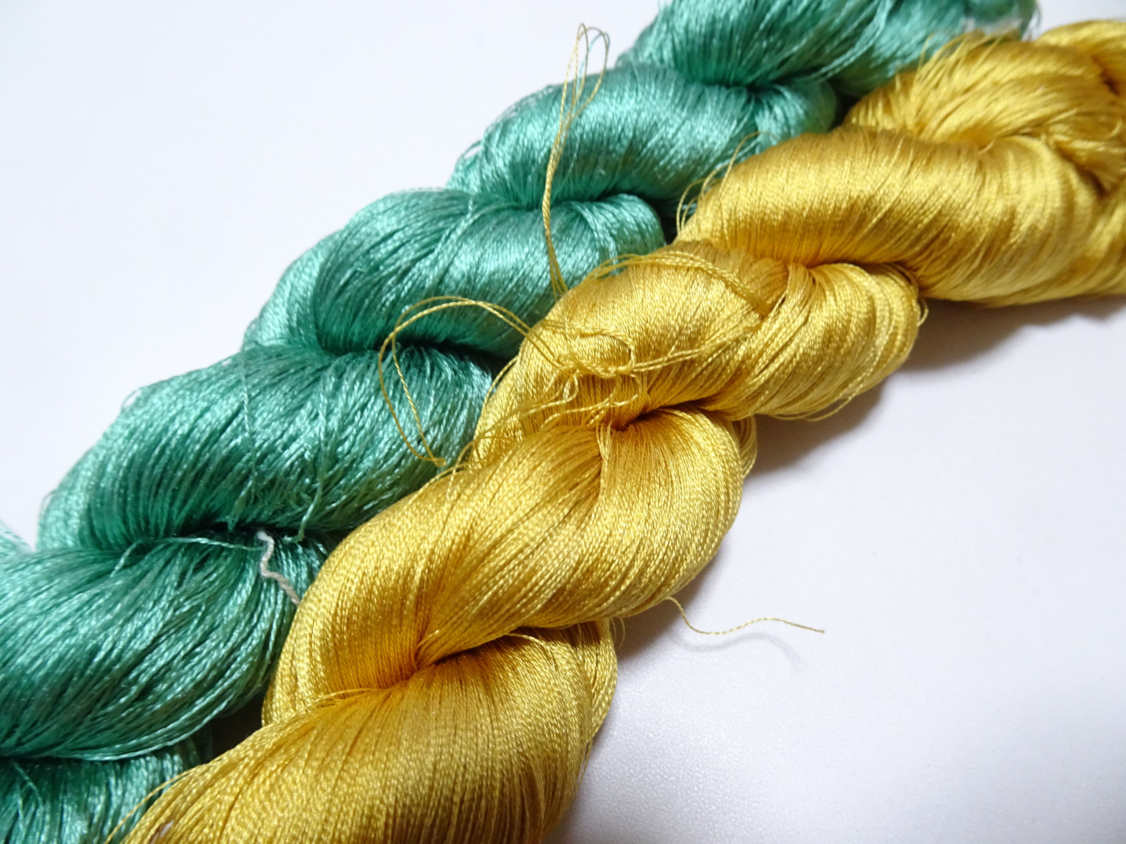 Japanese Vintage Twisted Silk Thread 2sets Embroidery 17357
