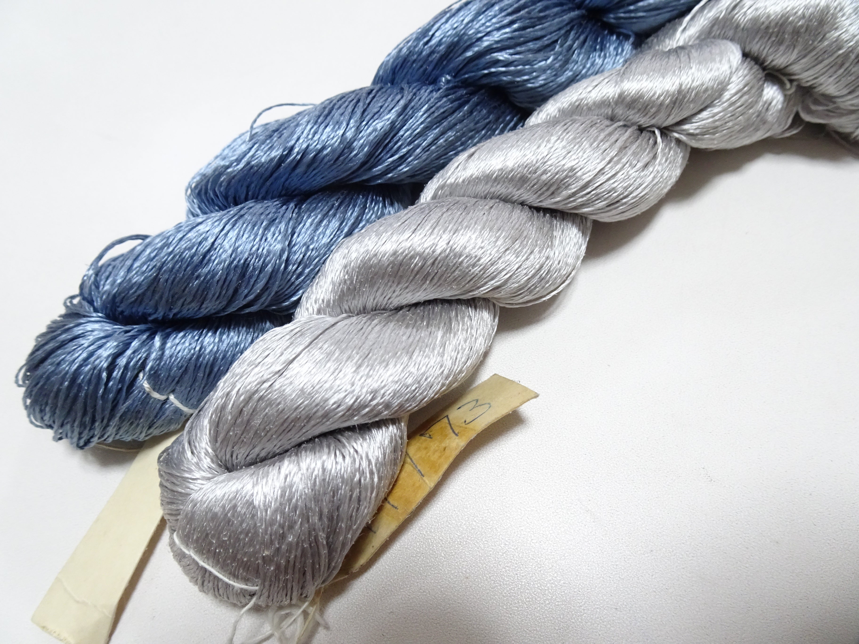 Japanese Vintage Twisted Silk Thread 2sets Embroidery 18395
