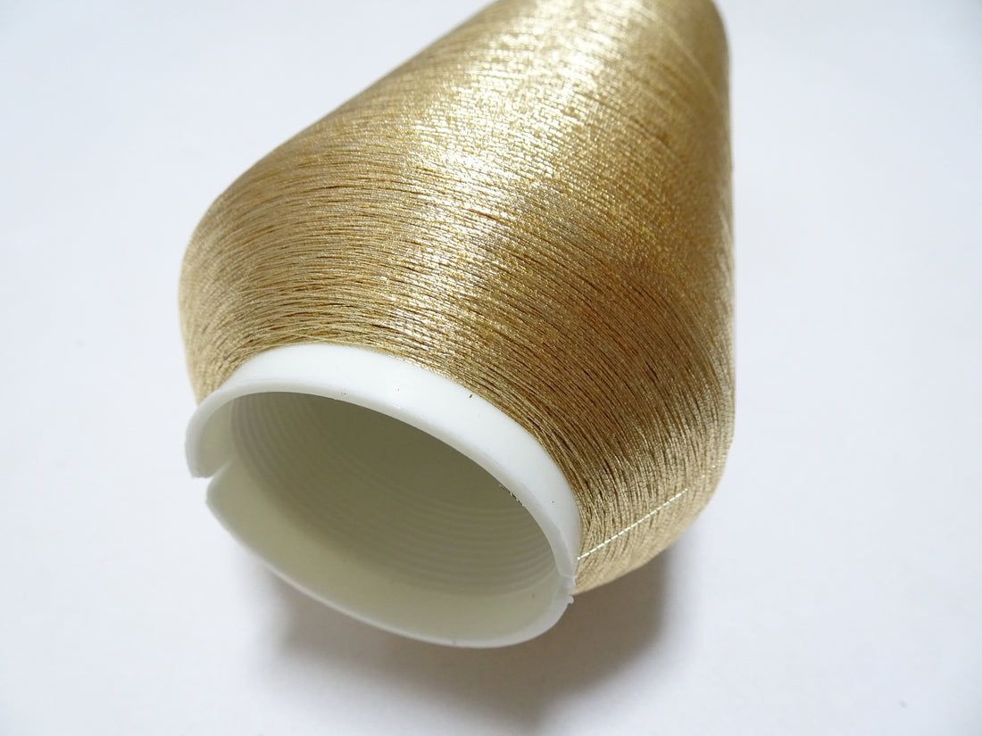 Japanese vintage high class gold leaf thread 114 embroidery  5000M  0.16mm