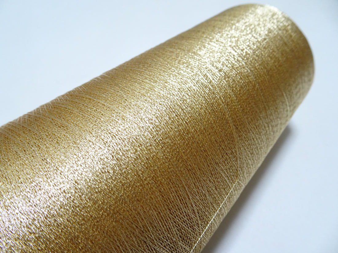 Japanese vintage high class gold leaf thread 114 embroidery  5000M  0.16mm