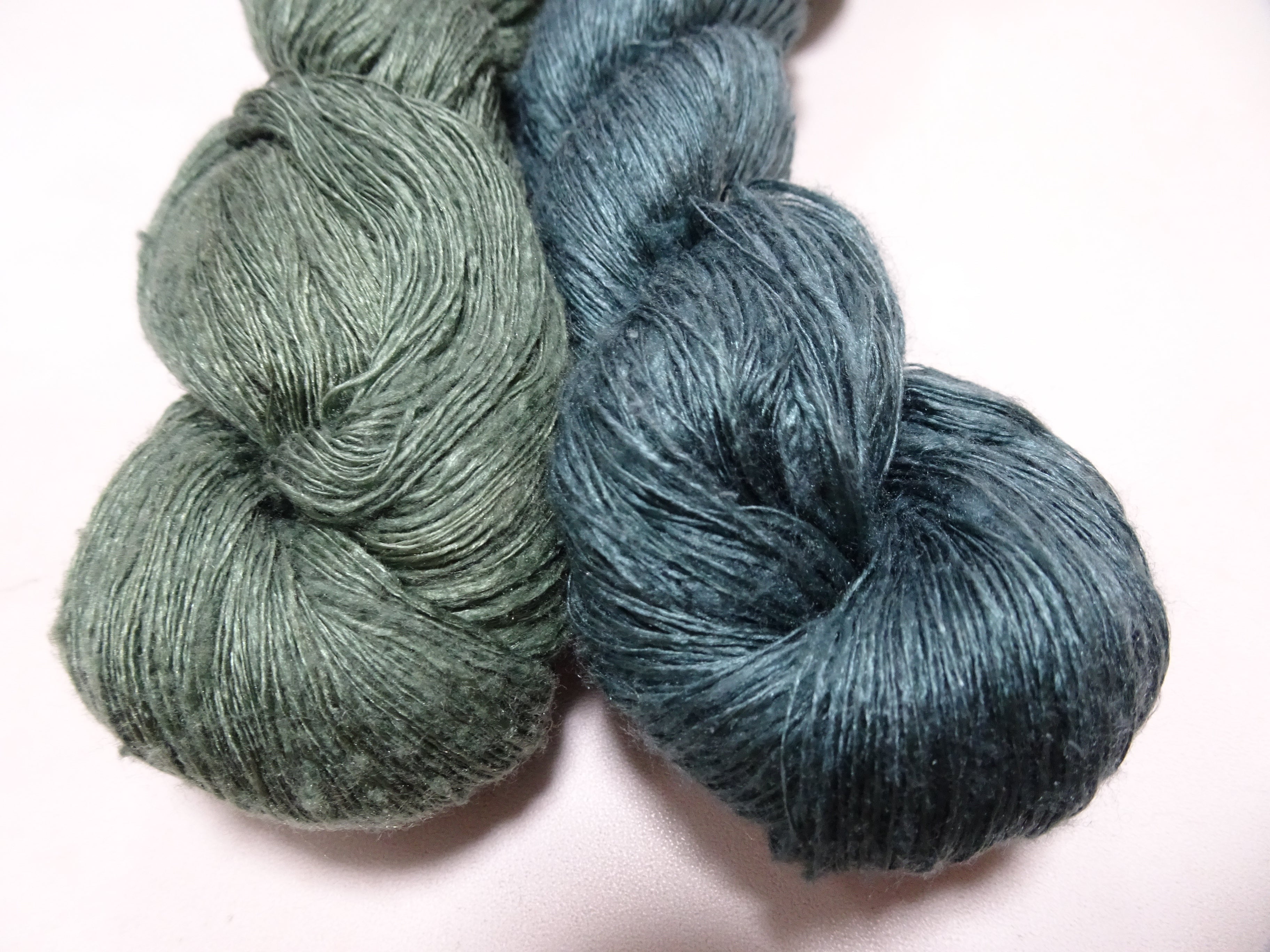 Japanese Vintage Mawata Tsumugi Fine Quality Silk Thread 2sets embroidery & Weave 17038