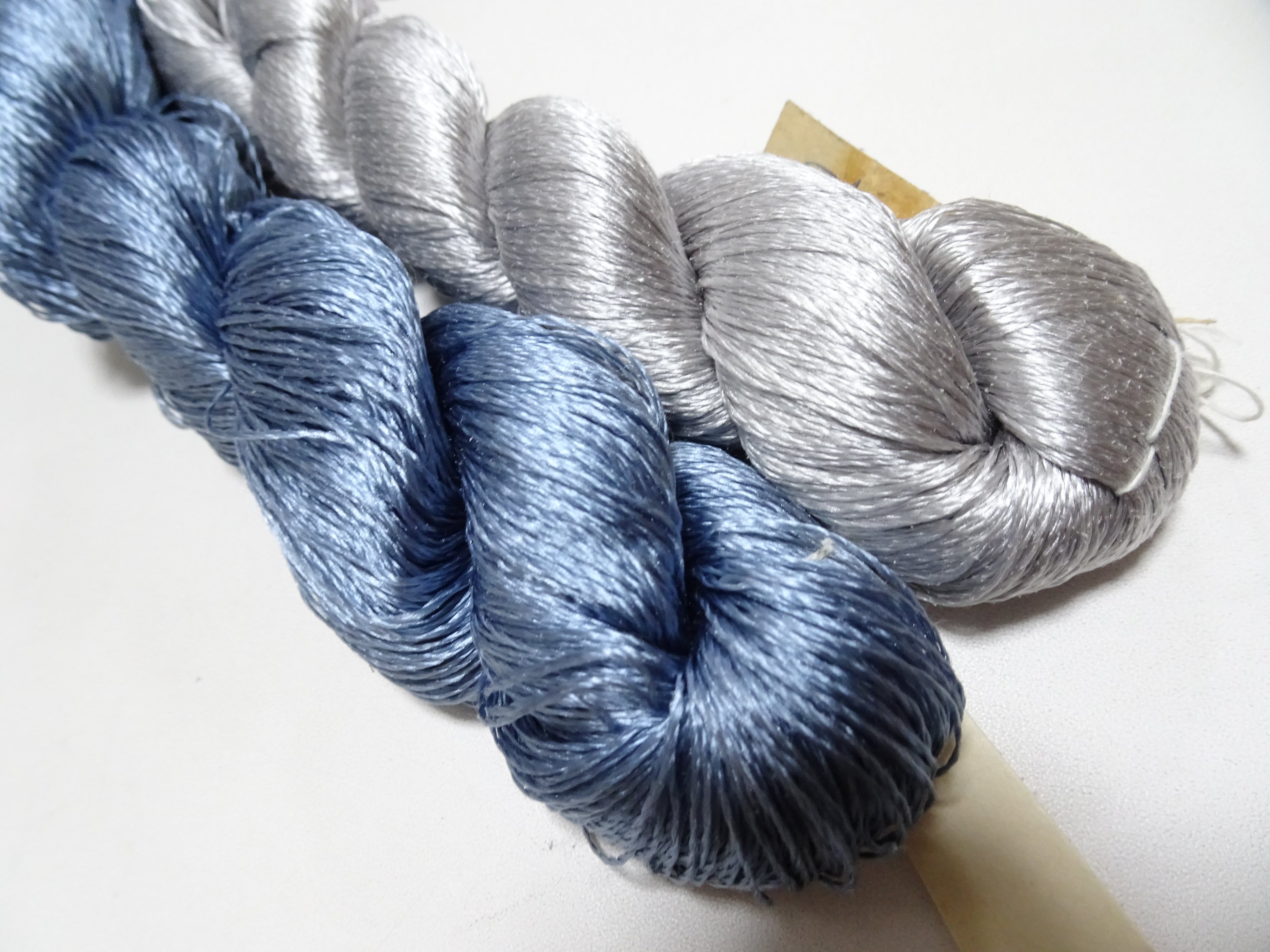 Japanese Vintage Twisted Silk Thread 2sets Embroidery 18395