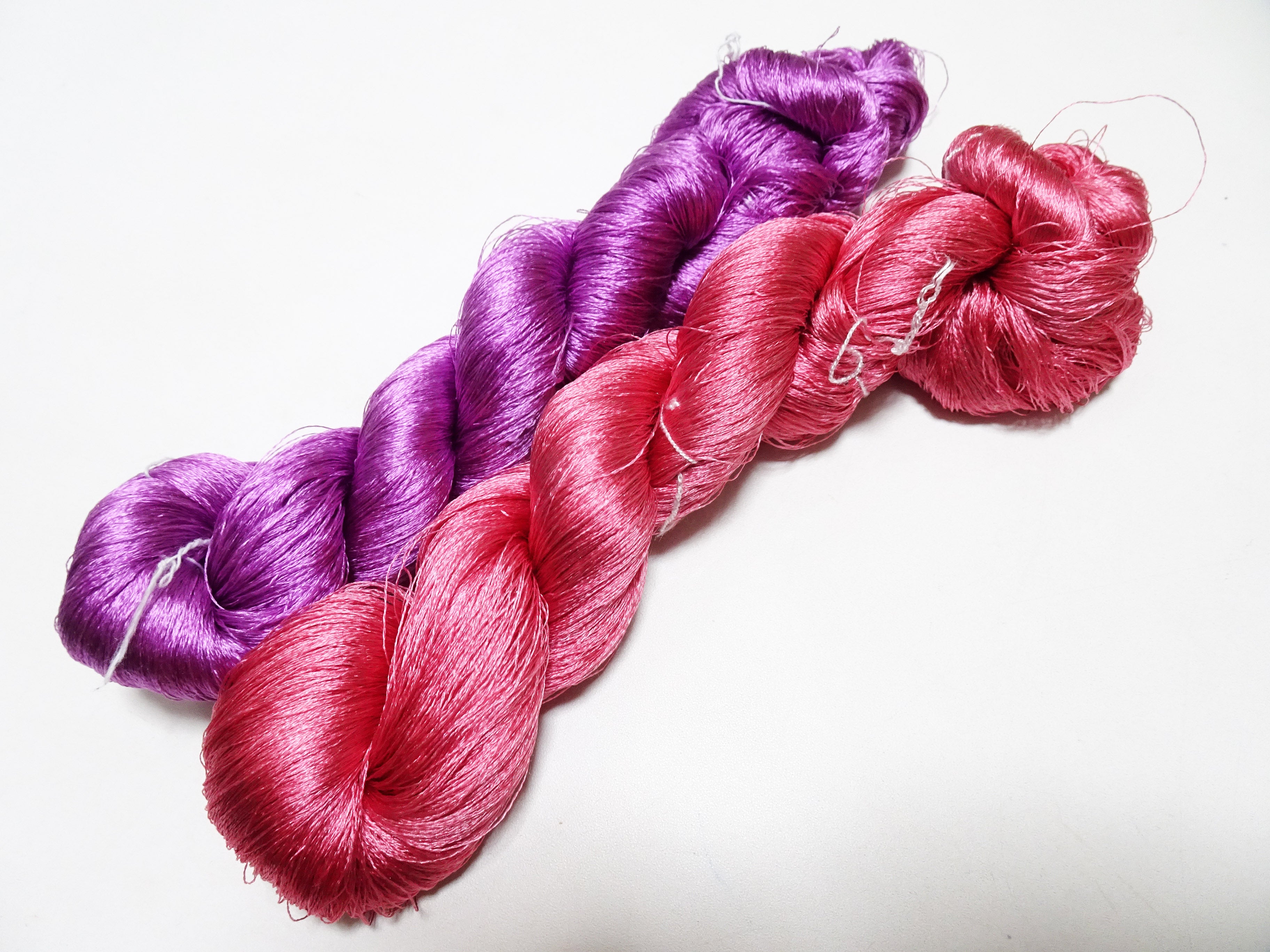 Japanese Vintage Twisted Silk Thread 2sets Embroidery 15759