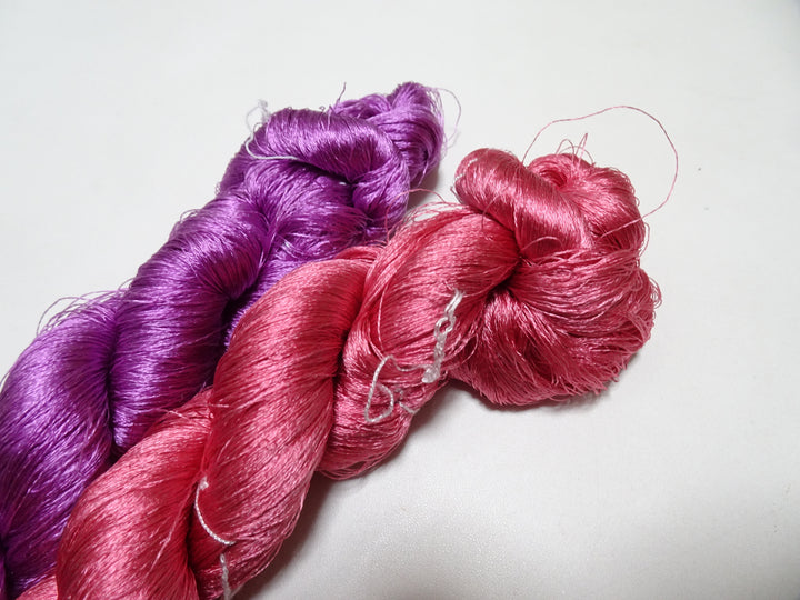 Japanese Vintage Twisted Silk Thread 2sets Embroidery 15759