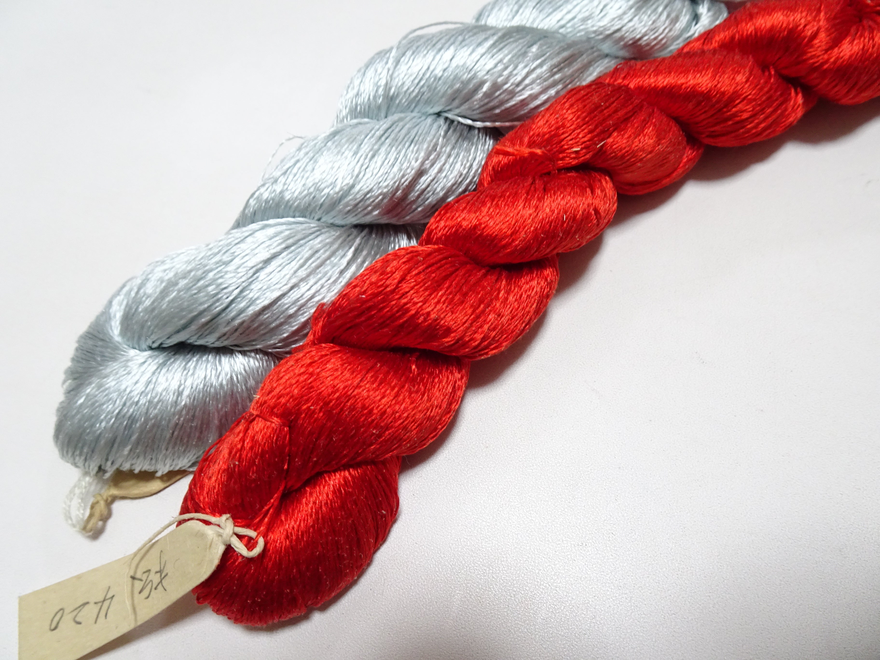 Japanese Vintage Twisted Silk Thread 2sets Embroidery 18396