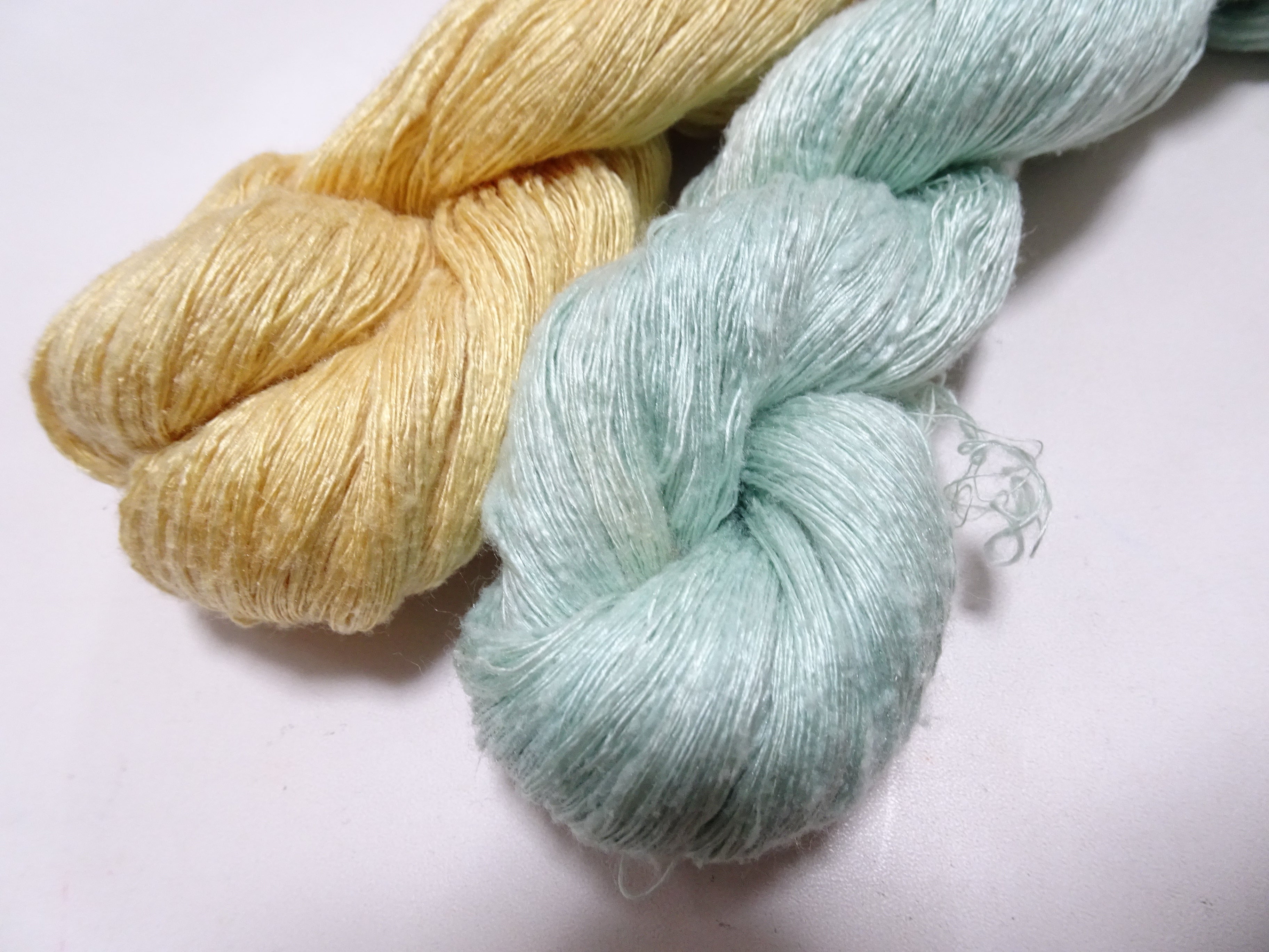 Japanese Vintage Mawata Tsumugi Fine Quality Silk Thread 2sets embroidery & Weave 17039