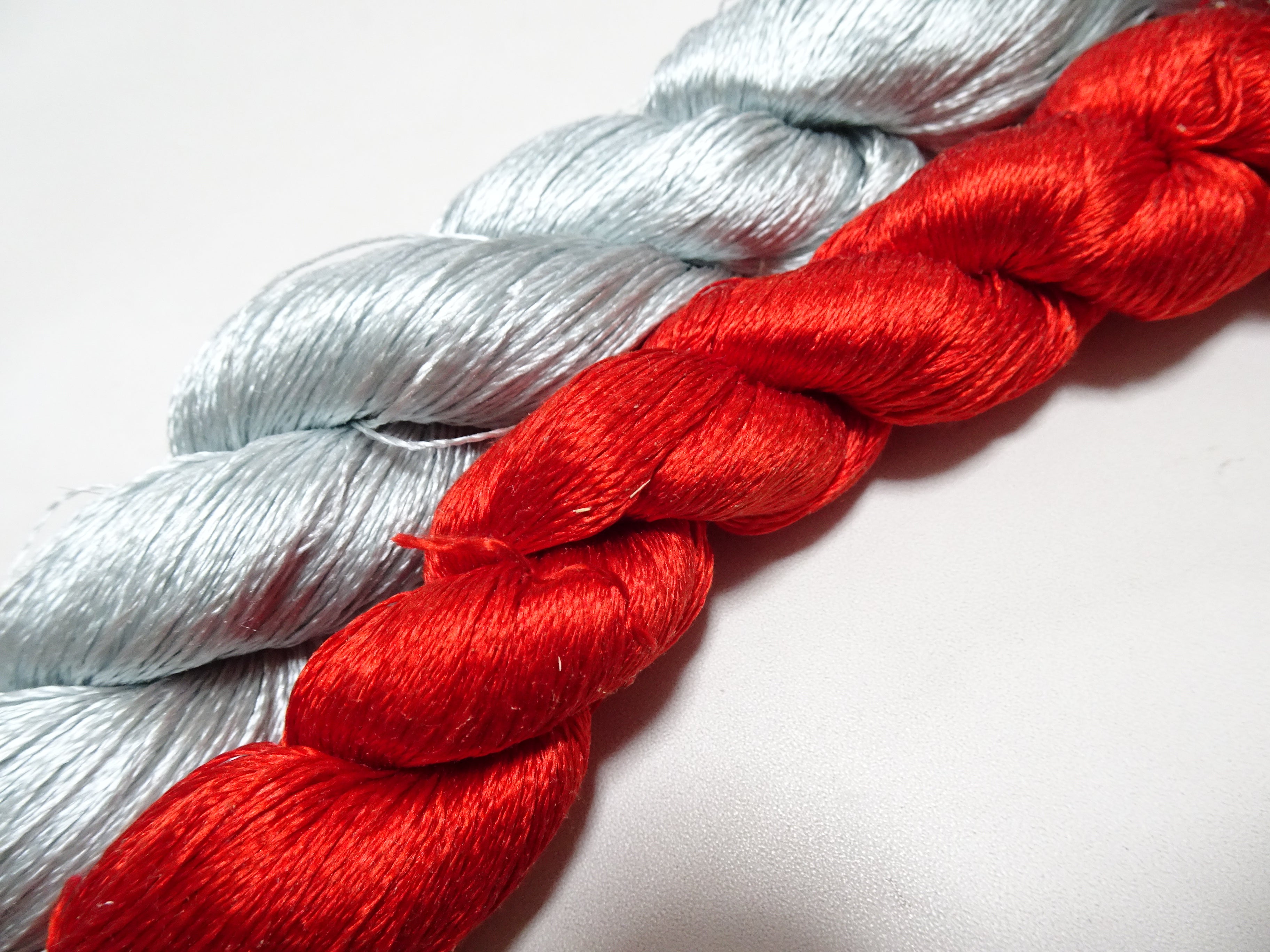 Japanese Vintage Twisted Silk Thread 2sets Embroidery 18396