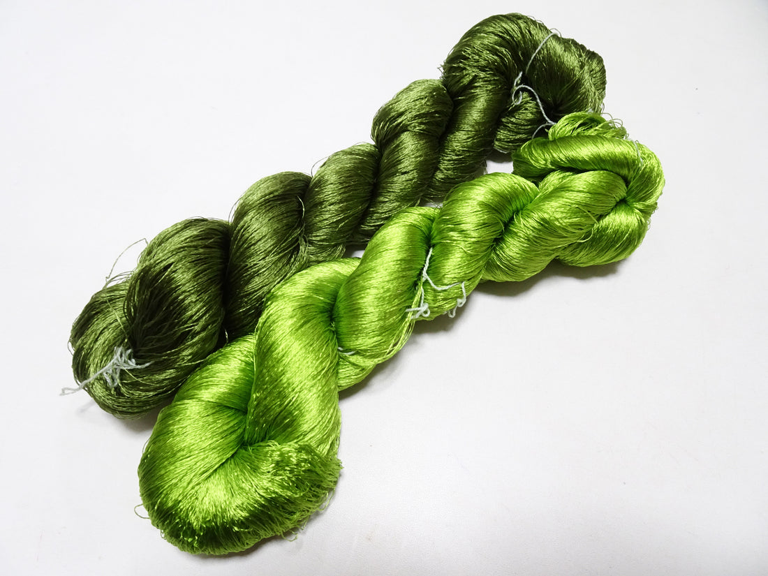 Japanese Vintage Twisted Silk Thread 2sets Embroidery 15760