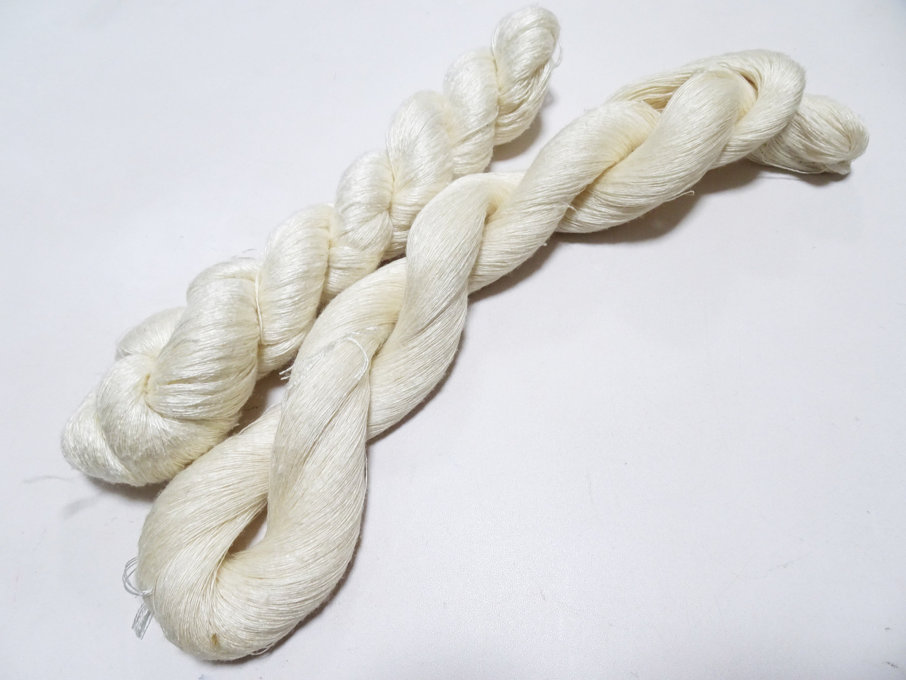 Japanese Vintage Mawata Tsumugi Fine Quality Silk Thread 2sets embroidery & Weave 17040