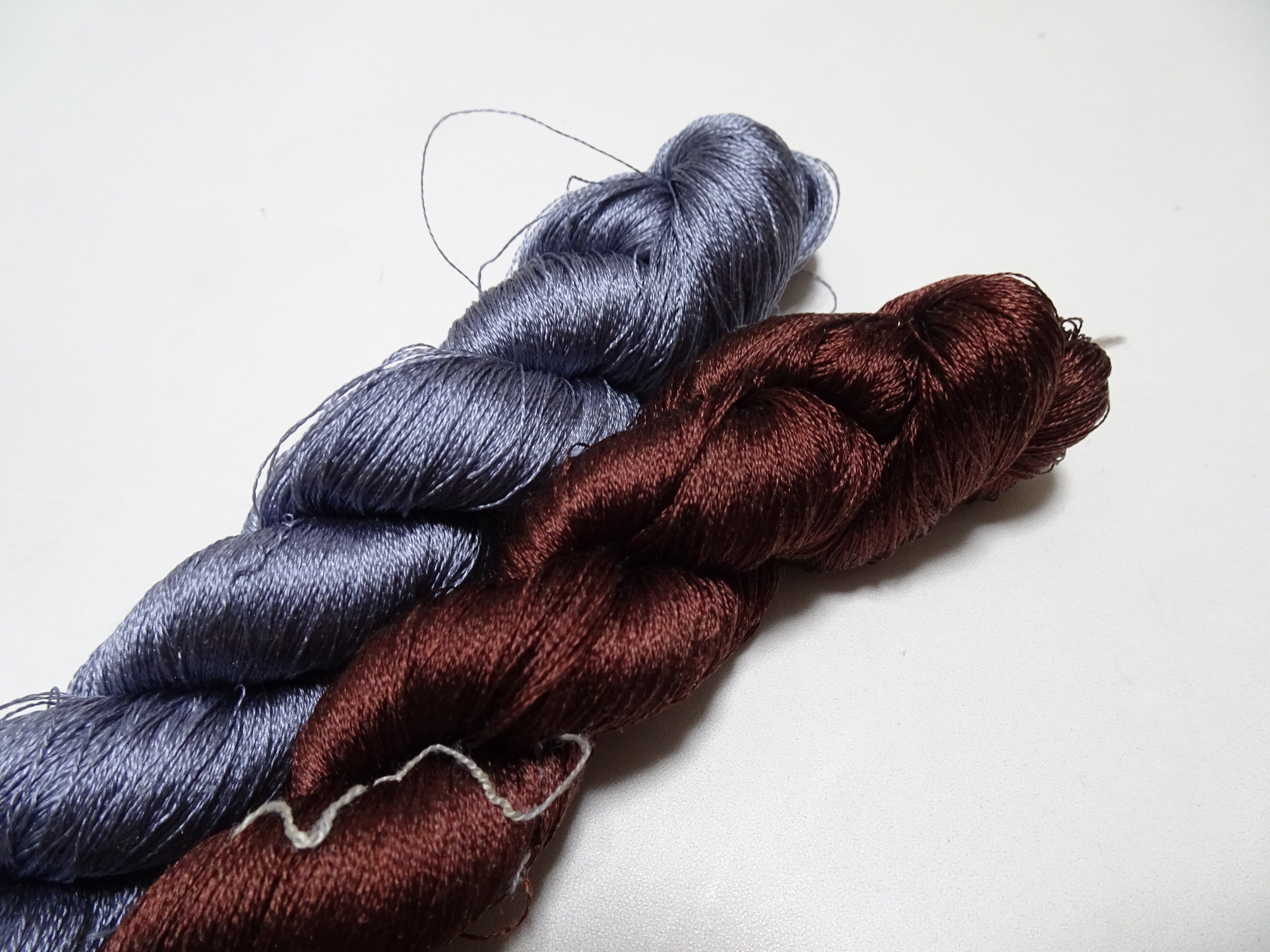 Japanese Vintage Twisted Silk Thread 2sets Embroidery 17359