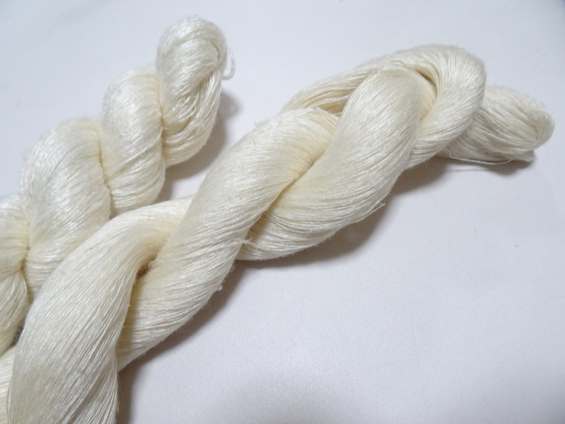 Japanese Vintage Mawata Tsumugi Fine Quality Silk Thread 2sets embroidery & Weave 17040