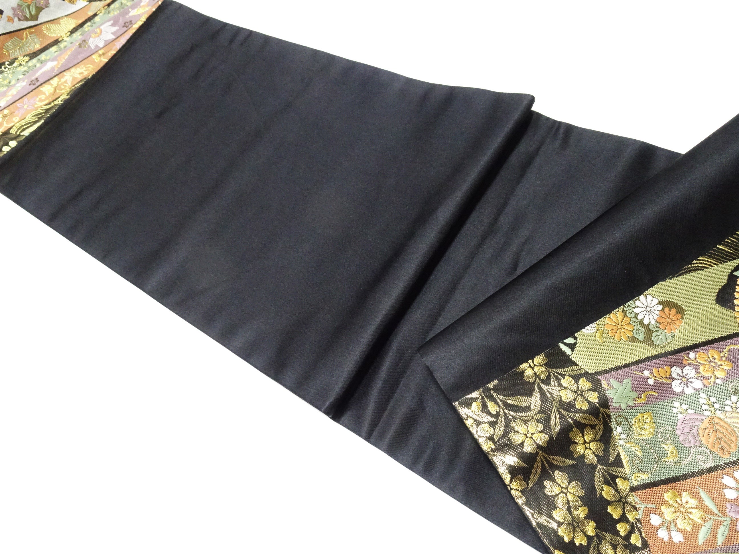 Japanese Kimono Silk Fukuro Woven Classic Pattern 13733