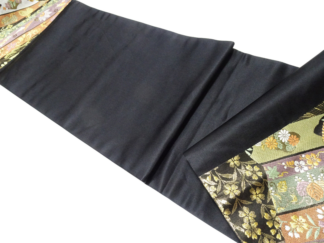 Japanese Kimono Silk Fukuro Woven Classic Pattern 13733