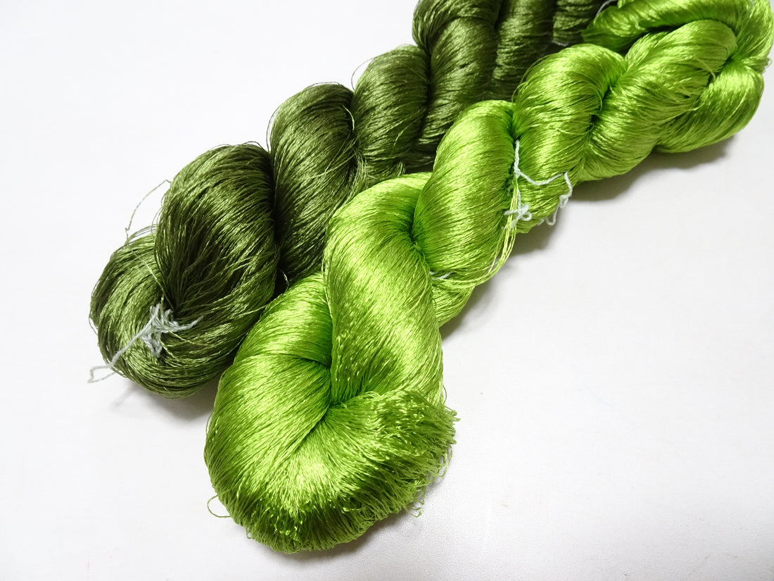 Japanese Vintage Twisted Silk Thread 2sets Embroidery 15760