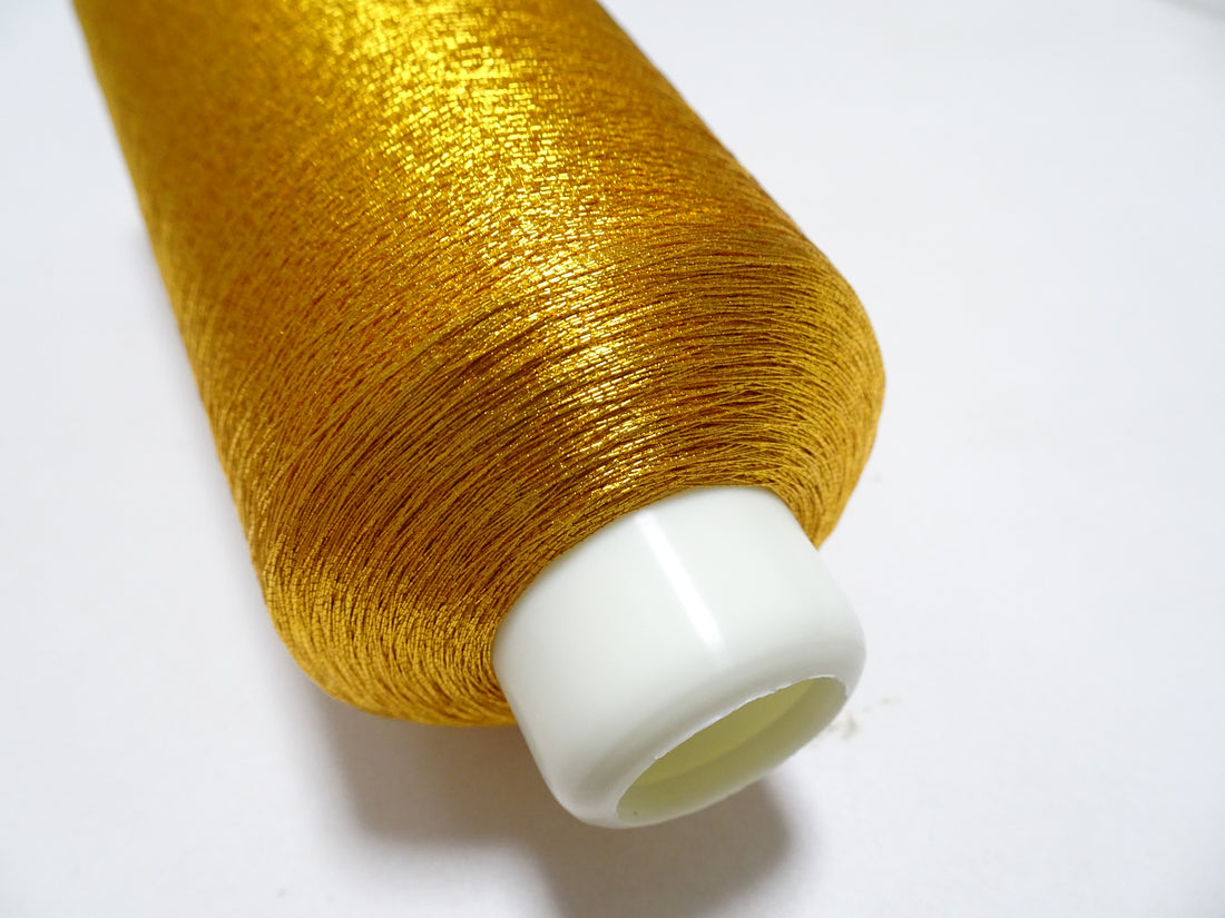 Japanese vintage high class gold leaf thread 110 embroidery  5000M  0.16mm