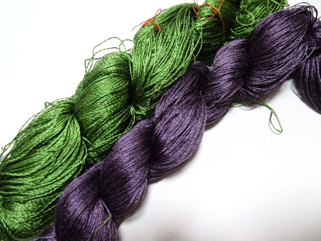 Japanese Vintage Twisted Silk Thread 2sets Embroidery 18397