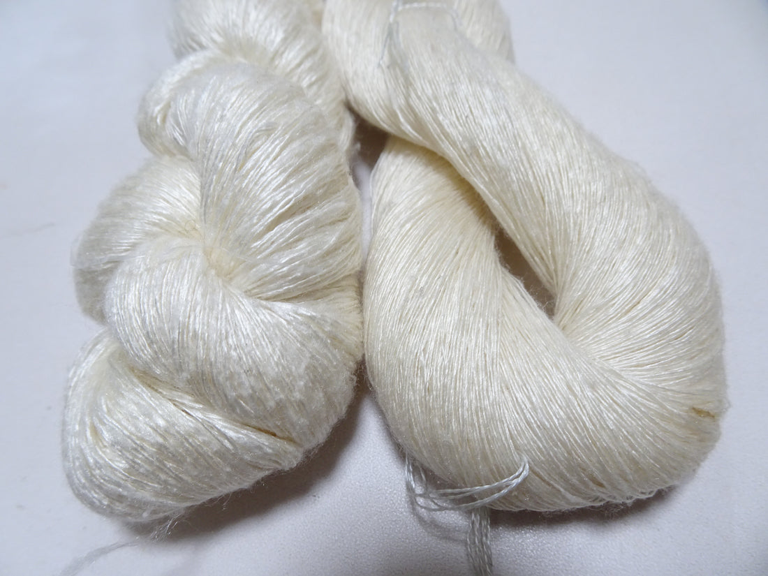 Japanese Vintage Mawata Tsumugi Fine Quality Silk Thread 2sets embroidery & Weave 17040