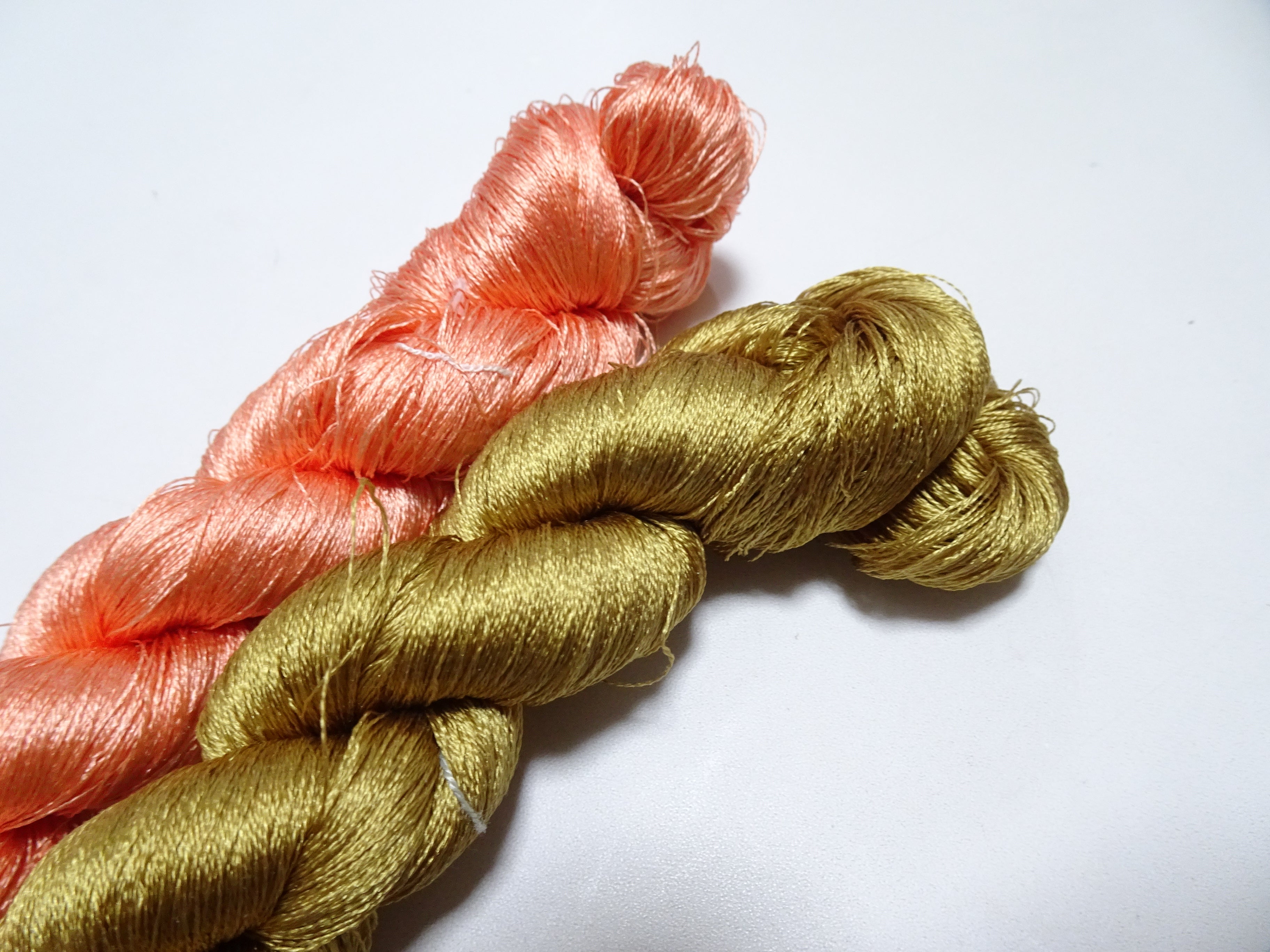 Japanese Vintage Twisted Silk Thread 2sets Embroidery 17360