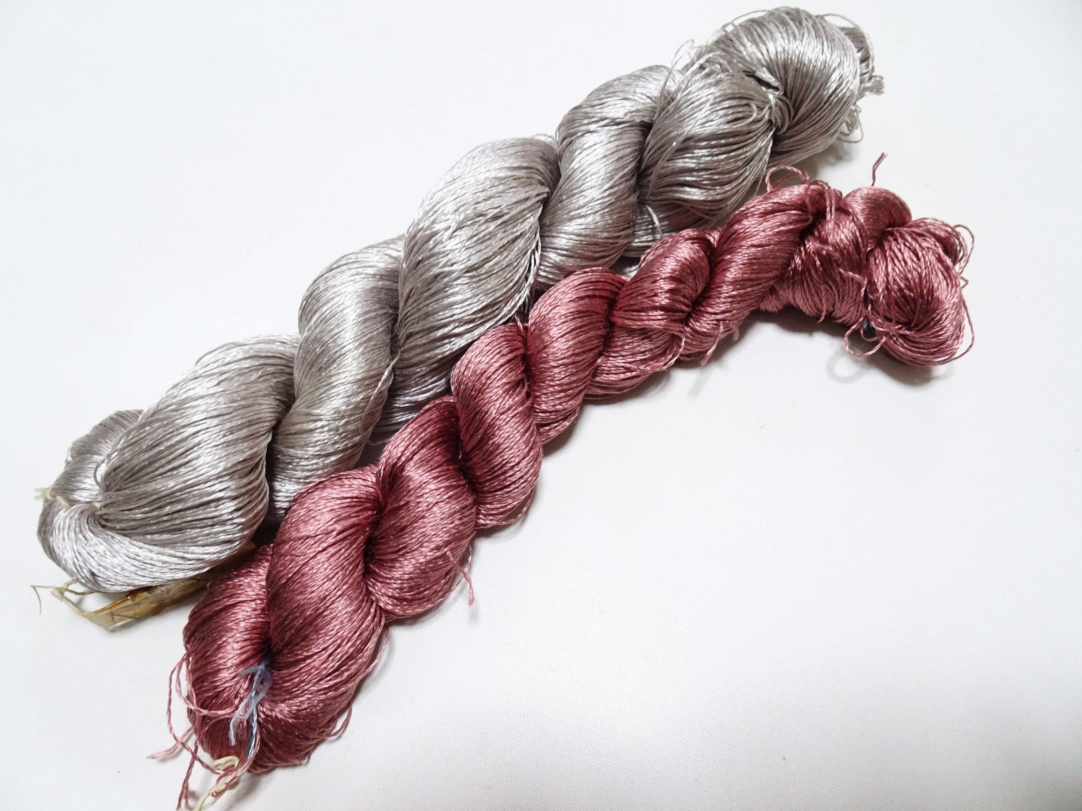 Japanese Vintage Twisted Silk Thread 2sets Embroidery 18398