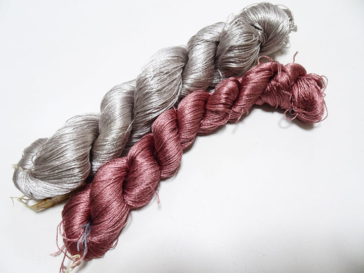 Japanese Vintage Twisted Silk Thread 2sets Embroidery 18398