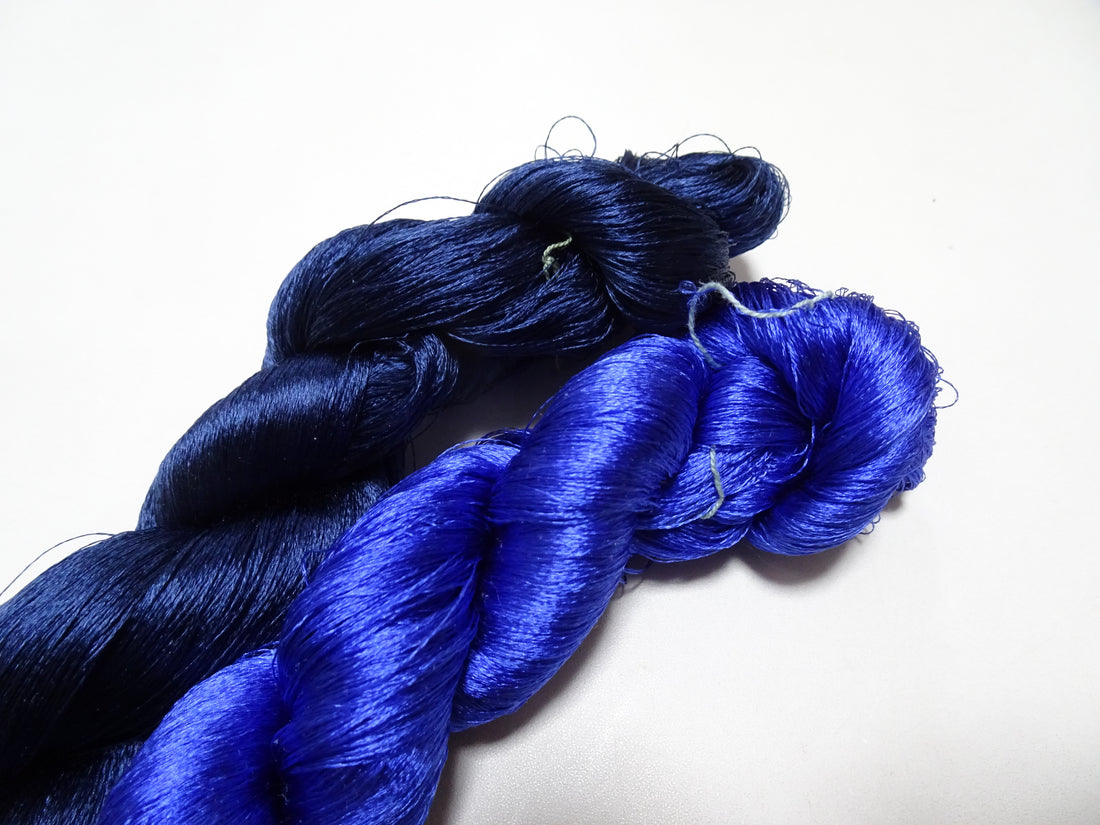 Japanese Vintage Twisted Silk Thread 2sets Embroidery 15761