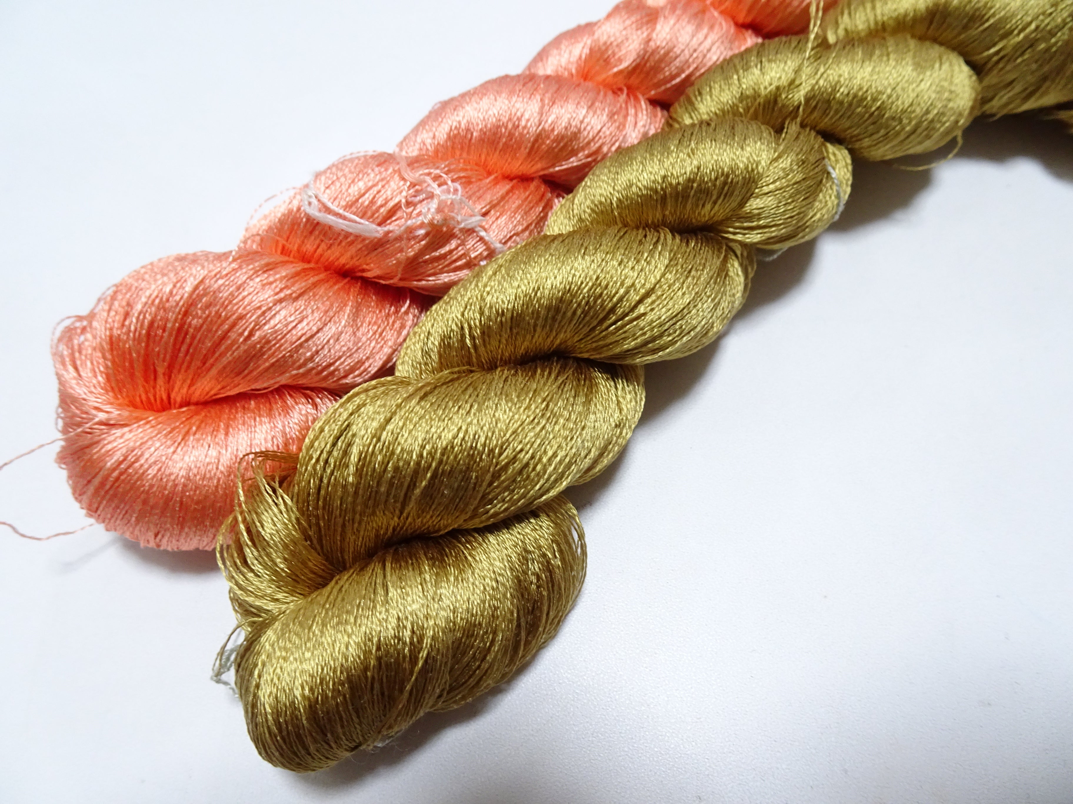 Japanese Vintage Twisted Silk Thread 2sets Embroidery 17360