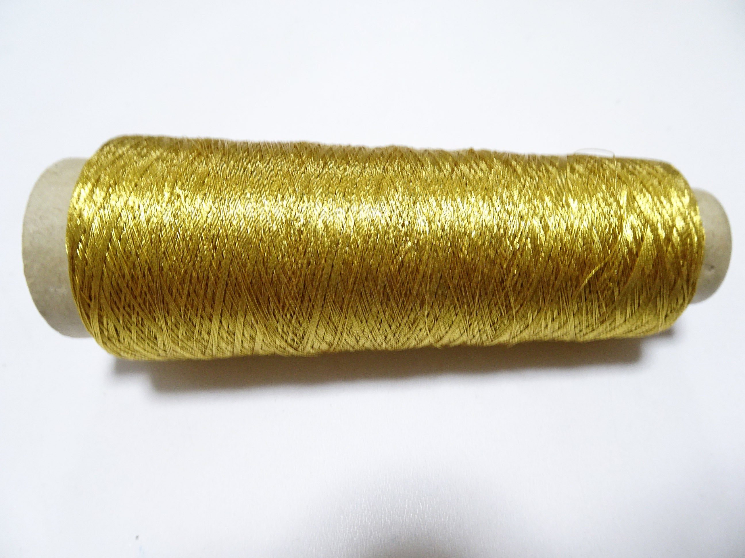 Limited 1 Special Price! More 700M Japanese Vintage Rare Superb 24K gold leaf thread embroidery  0.16mm