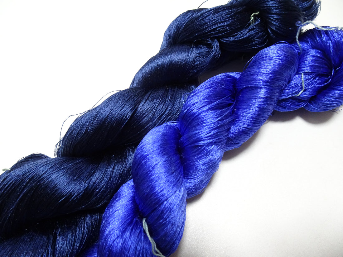 Japanese Vintage Twisted Silk Thread 2sets Embroidery 15761