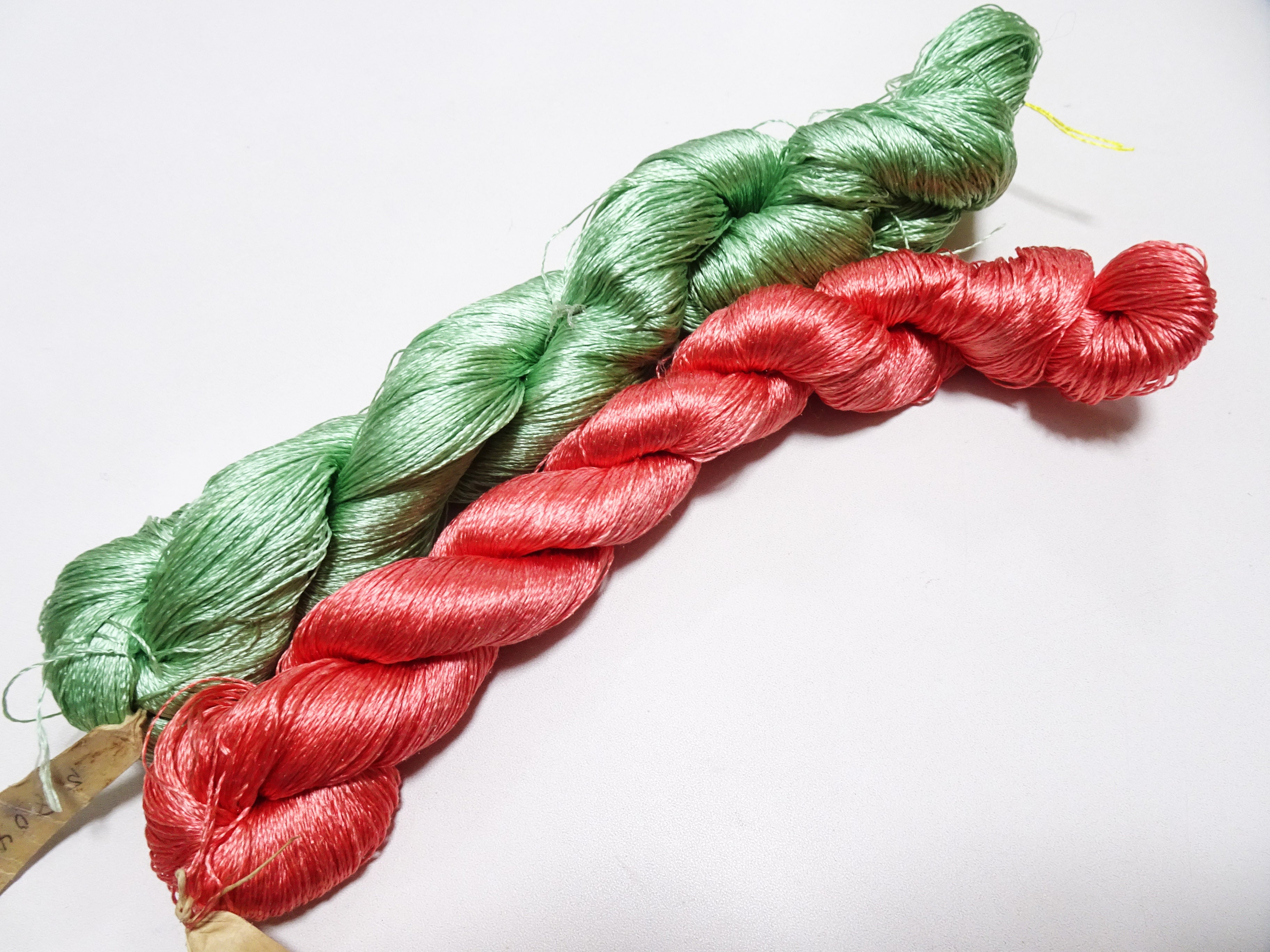 Japanese Vintage Twisted Silk Thread 2sets Embroidery 18399