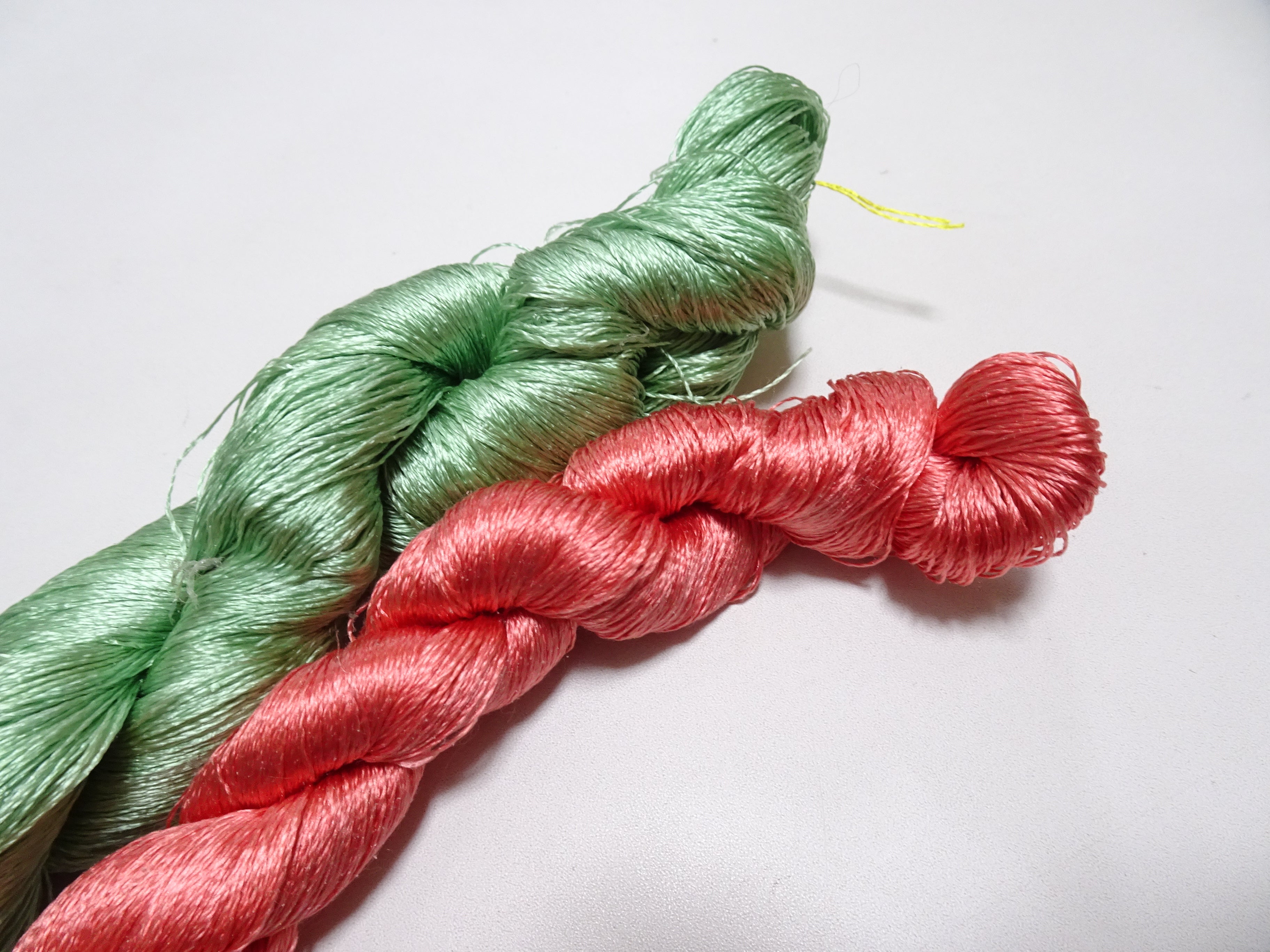 Japanese Vintage Twisted Silk Thread 2sets Embroidery 18399