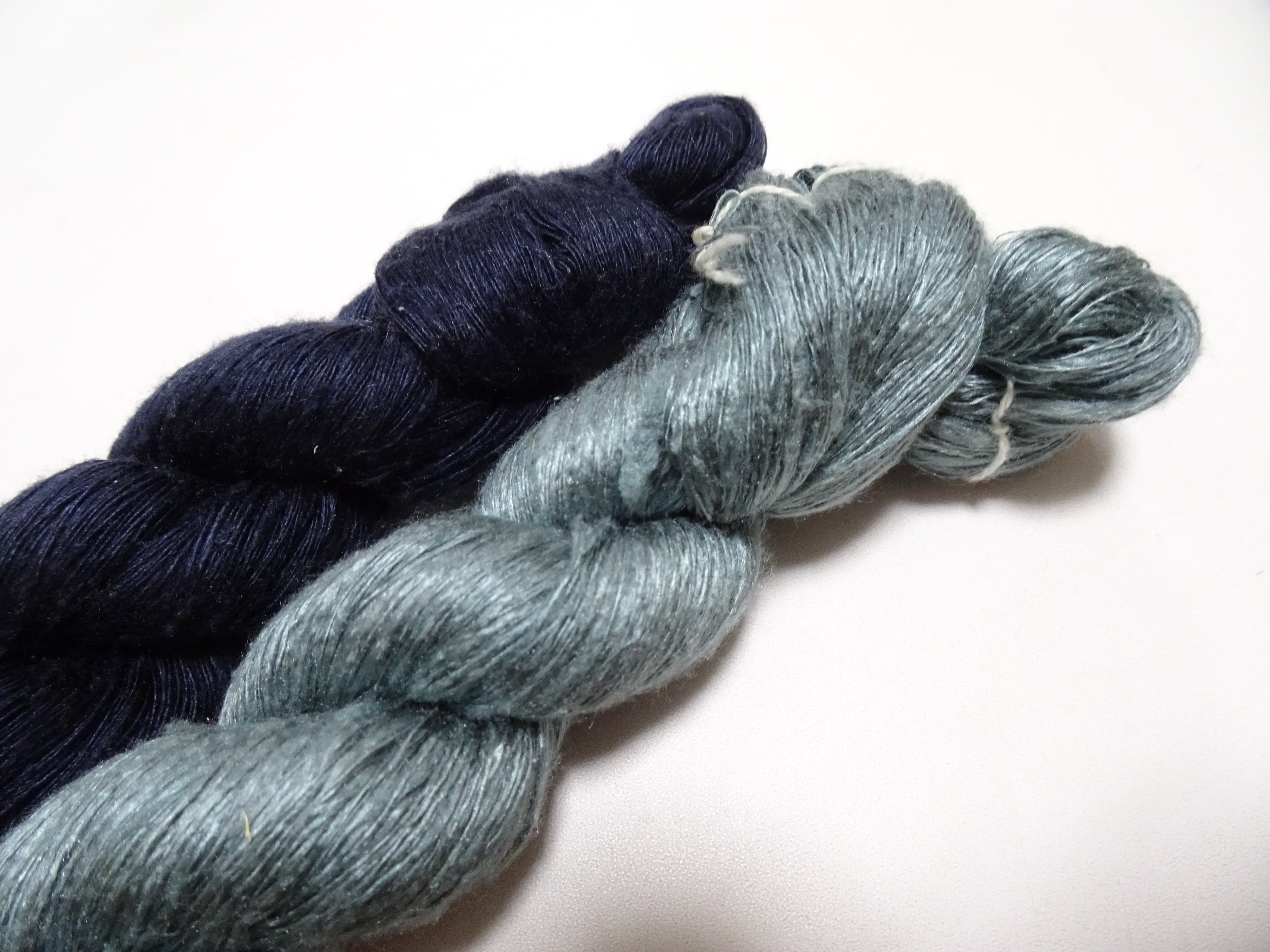 Japanese Vintage Mawata Tsumugi Fine Quality Silk Thread 2sets embroidery & Weave 17042