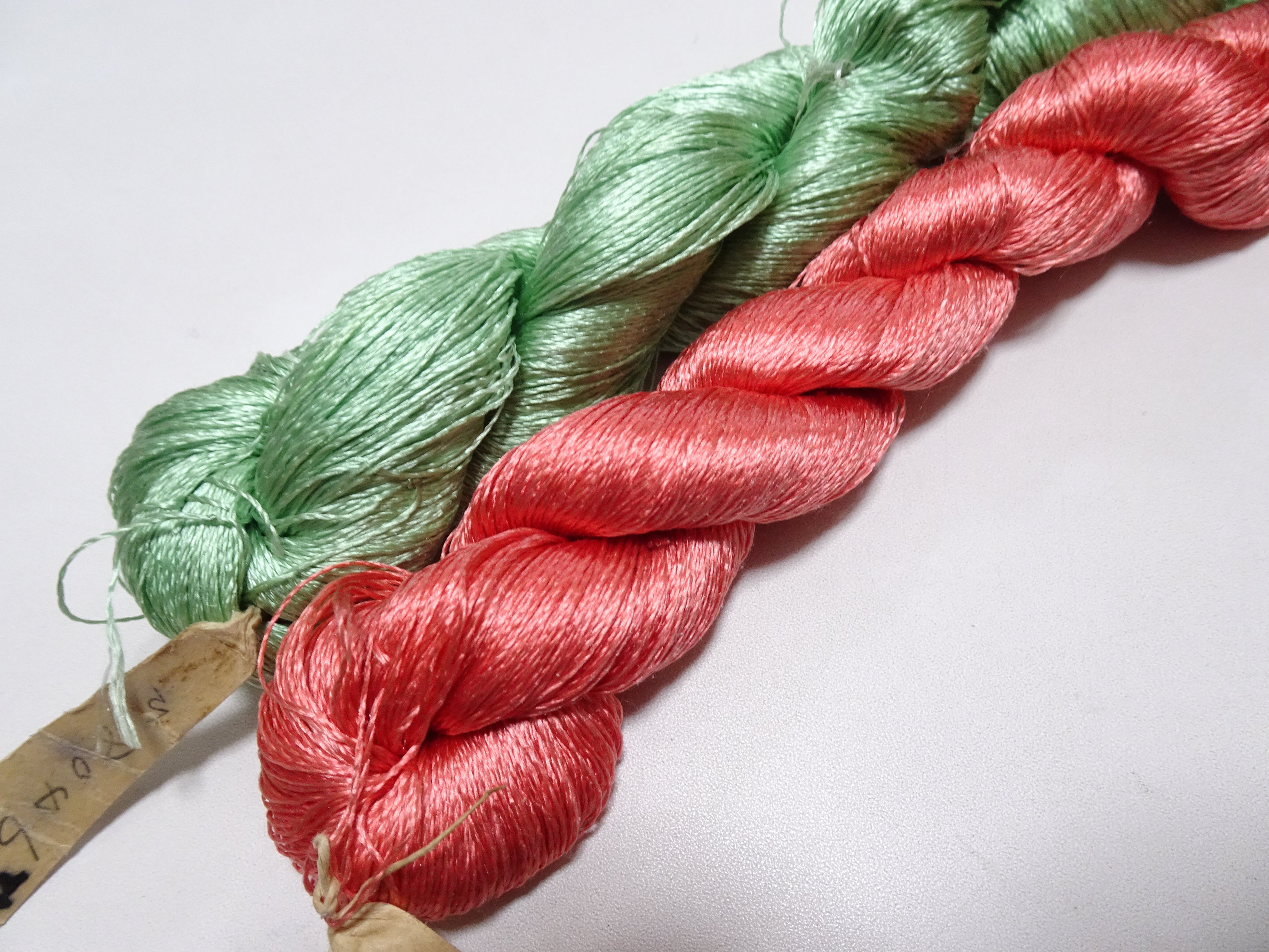 Japanese Vintage Twisted Silk Thread 2sets Embroidery 18399