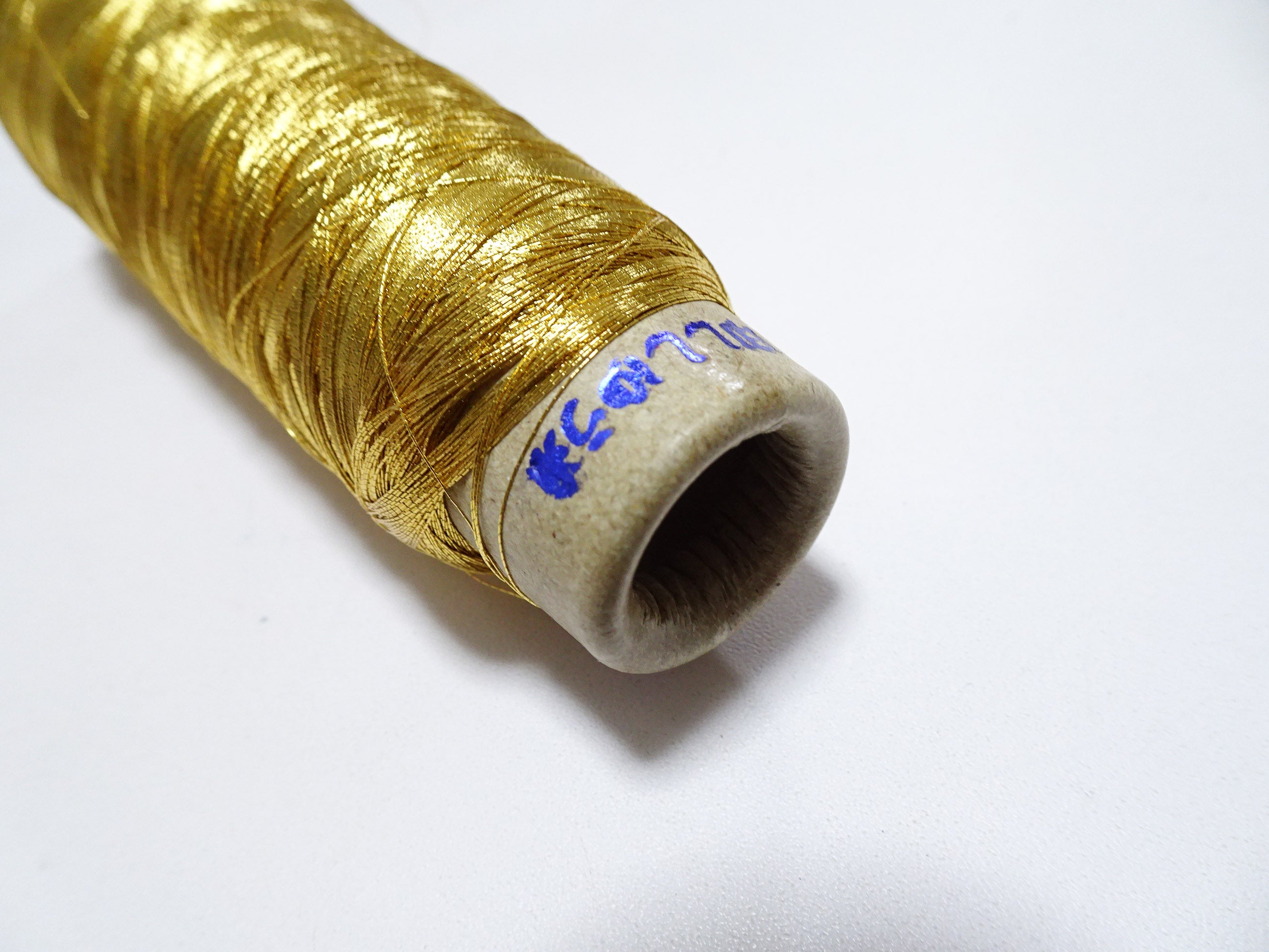 Limited 1 Special Price! More 400M Japanese Vintage Rare Superb 24K gold leaf thread embroidery  0.16mm