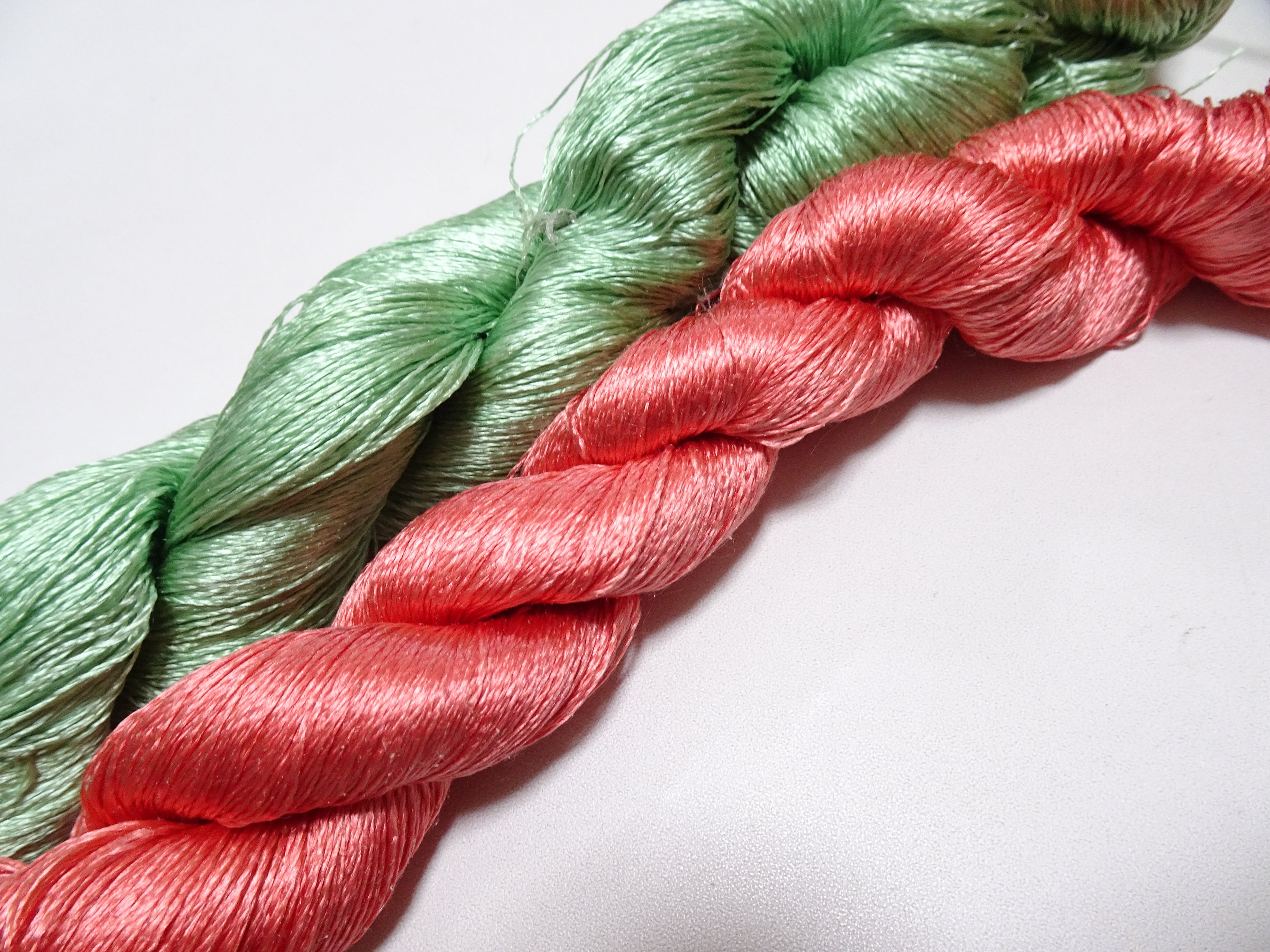 Japanese Vintage Twisted Silk Thread 2sets Embroidery 18399
