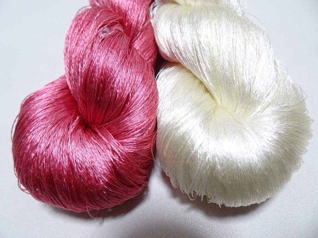 Japanese Vintage Twisted Silk Thread 2sets Embroidery 15762