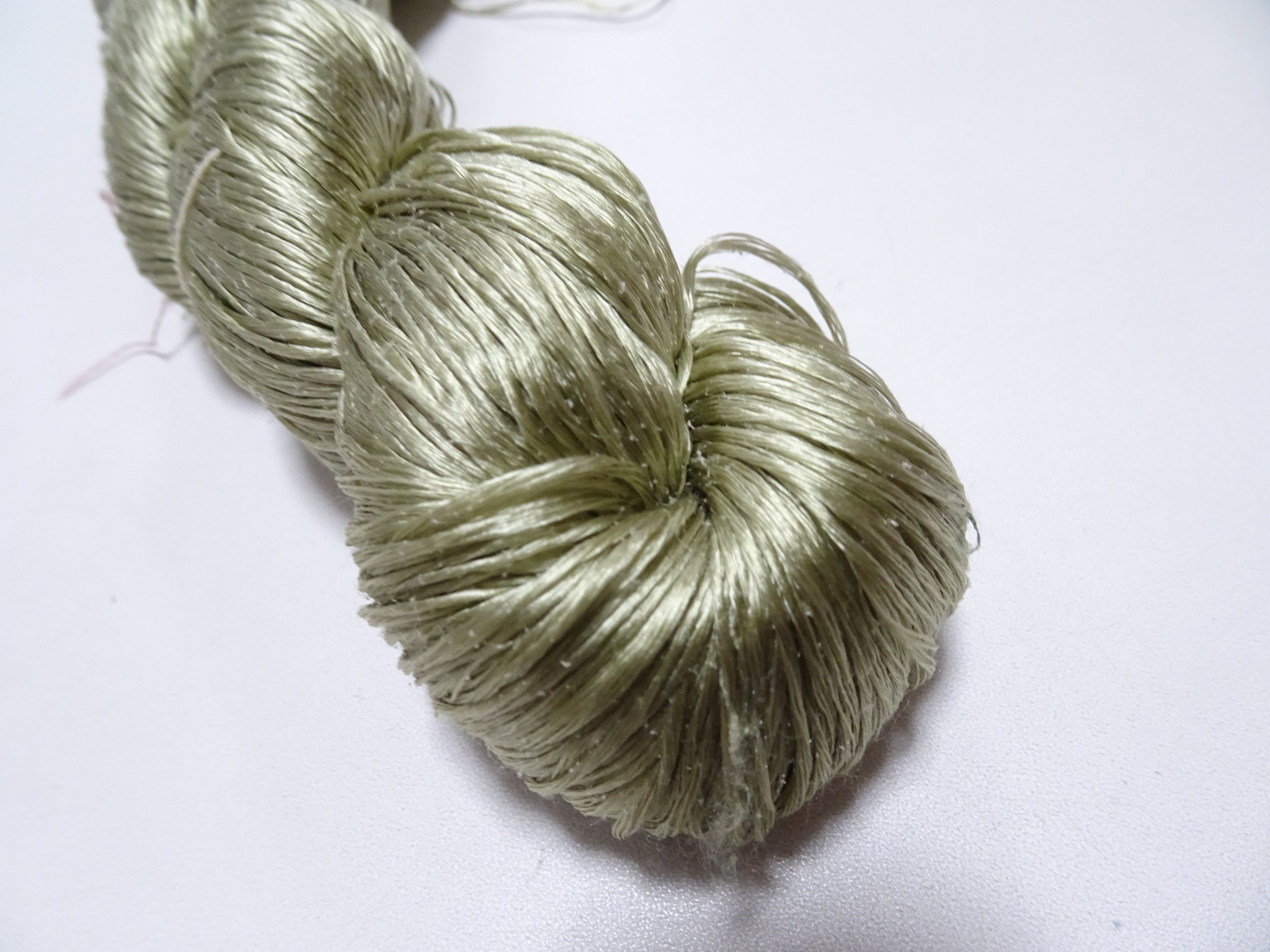 Japanese Vintage Loose Twisted Silk Thread Embroidery 18211