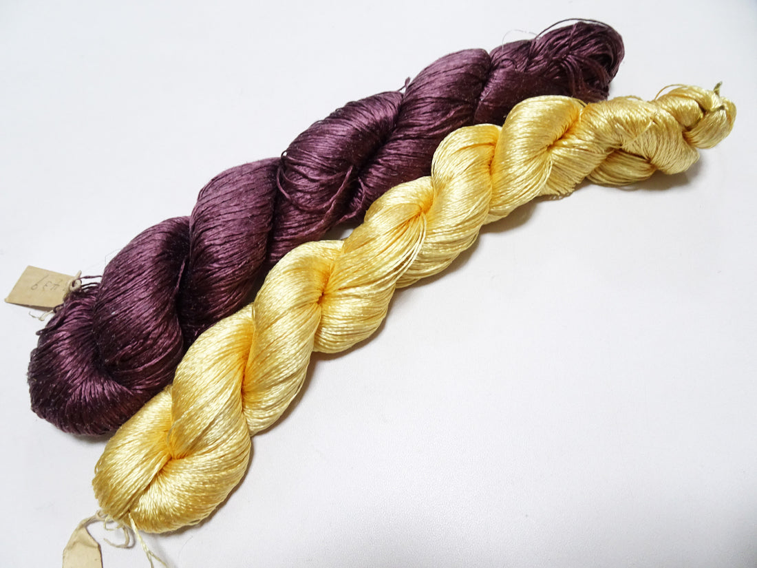 Japanese Vintage Twisted Silk Thread 2sets Embroidery 18401