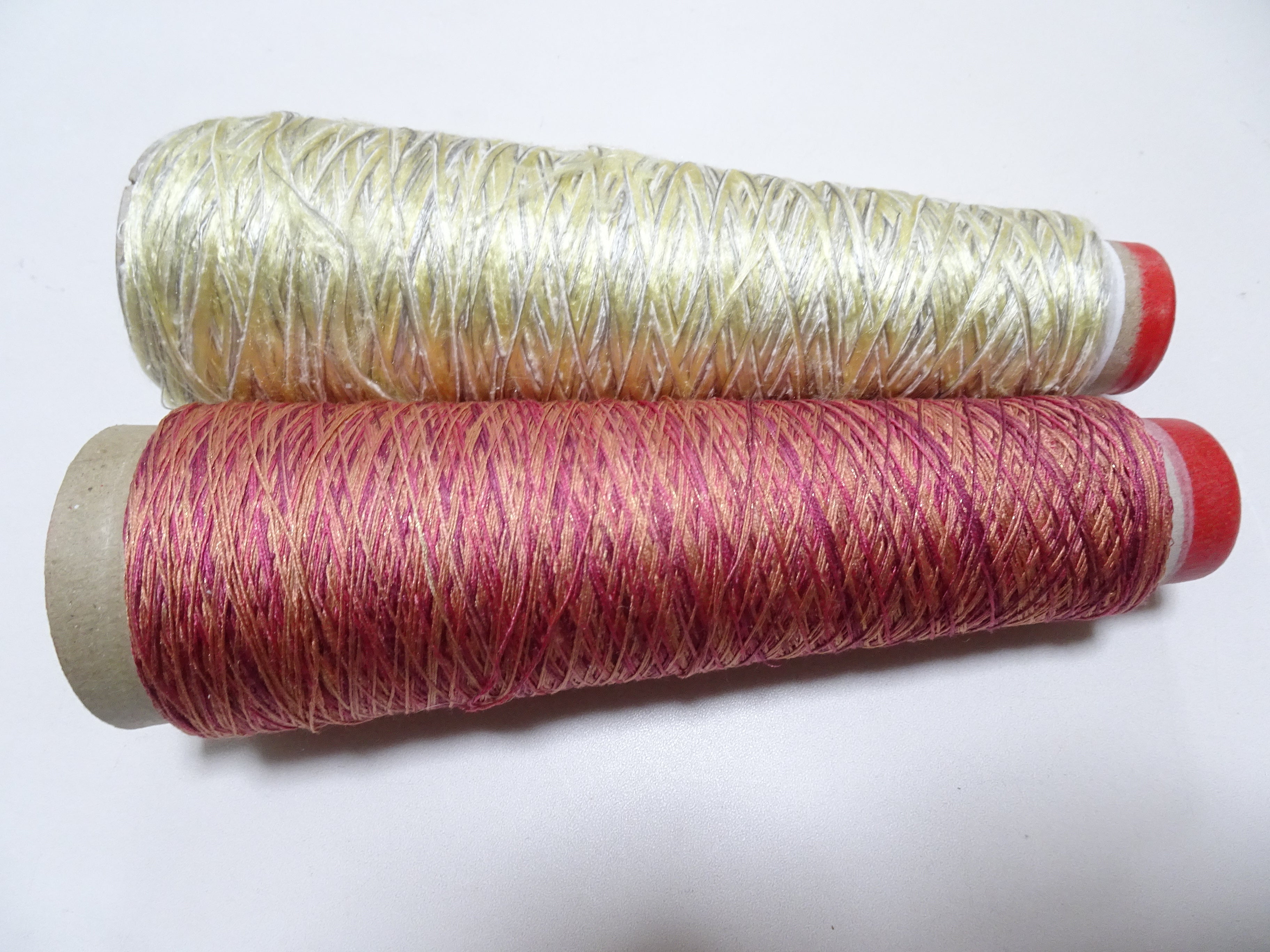 Japanese Tanaka Gen Silk – One-of-a-Kind Hand-Dyed Artistic Silk Thread, Rare Japanese Artisan Yarn, Limited Stock 19203