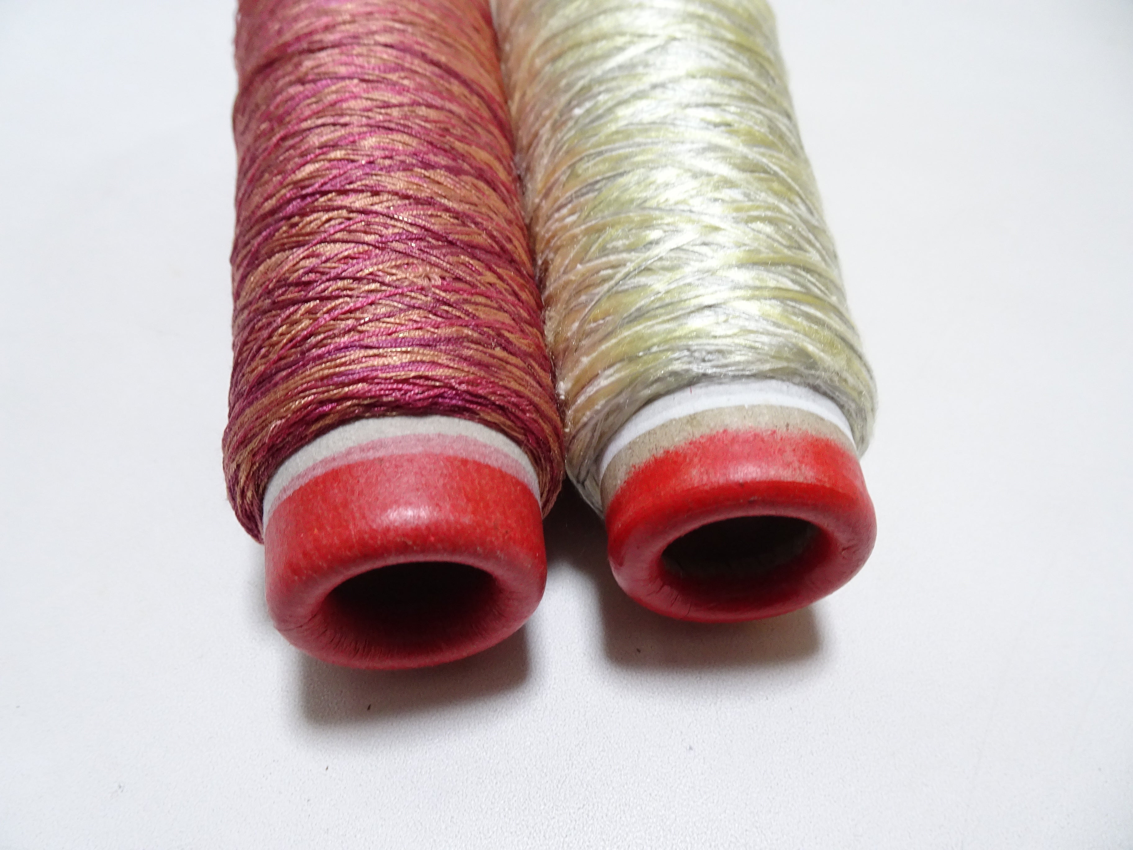 Japanese Tanaka Gen Silk – One-of-a-Kind Hand-Dyed Artistic Silk Thread, Rare Japanese Artisan Yarn, Limited Stock 19203