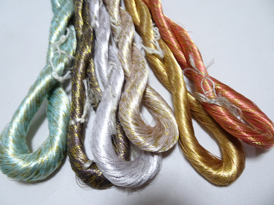 Special price!! Japanese Vintage High Class Thread Kinsunago  6sets embroidery 3000M  16270