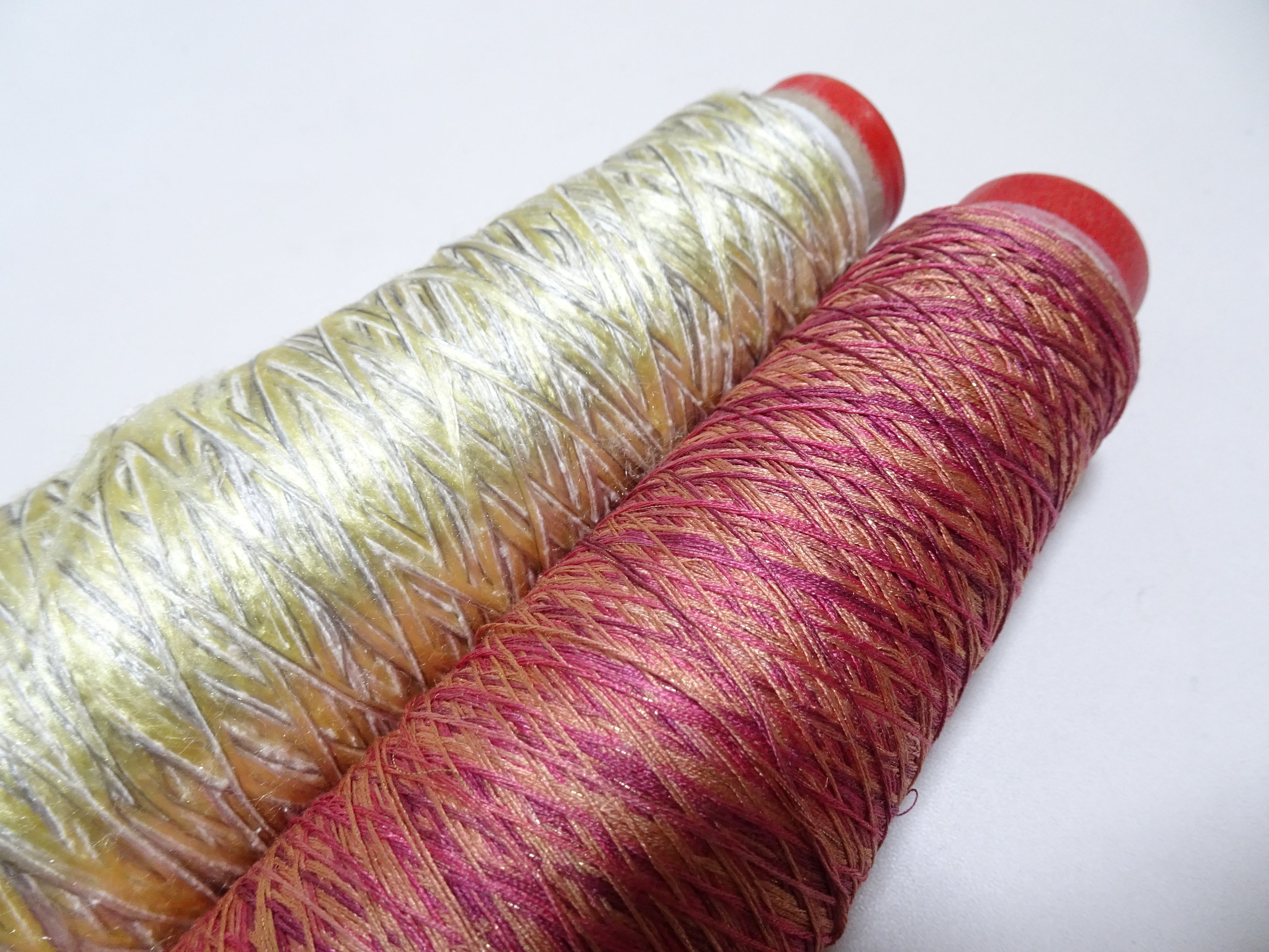 Japanese Tanaka Gen Silk – One-of-a-Kind Hand-Dyed Artistic Silk Thread, Rare Japanese Artisan Yarn, Limited Stock 19203
