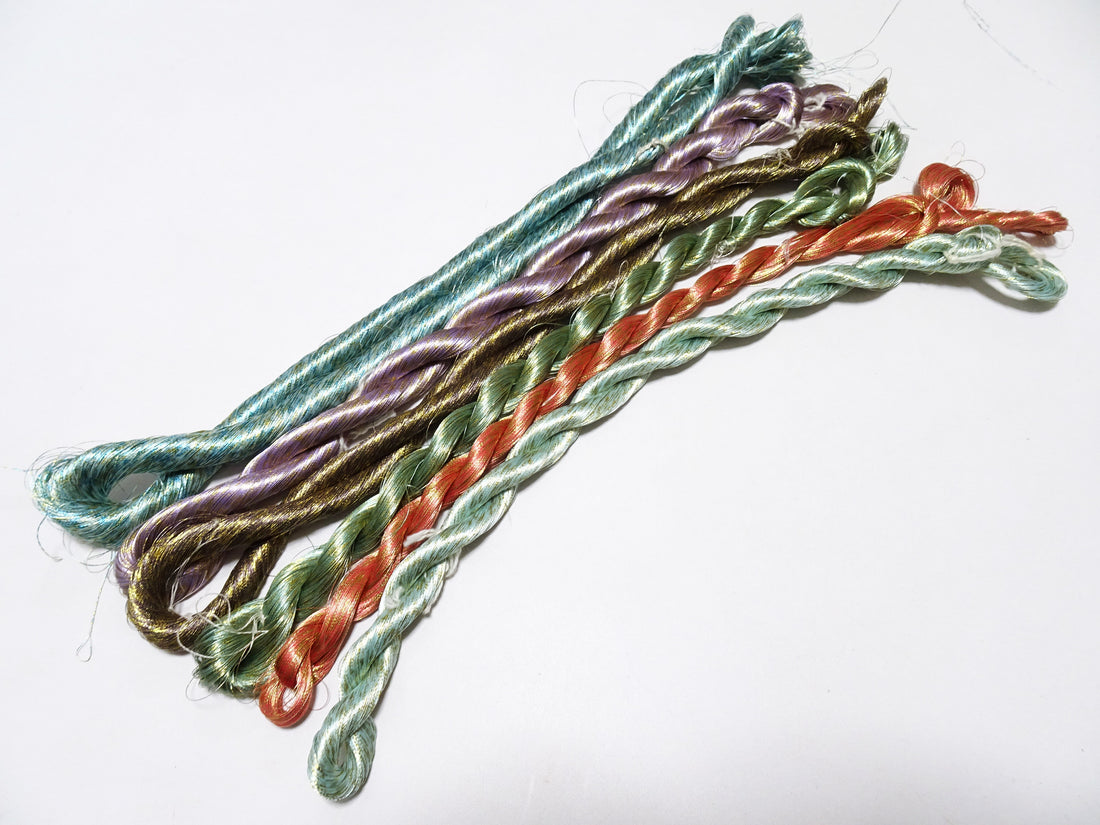 Special price!! Japanese Vintage High Class Thread Kinsunago  6sets embroidery 3000M  16271