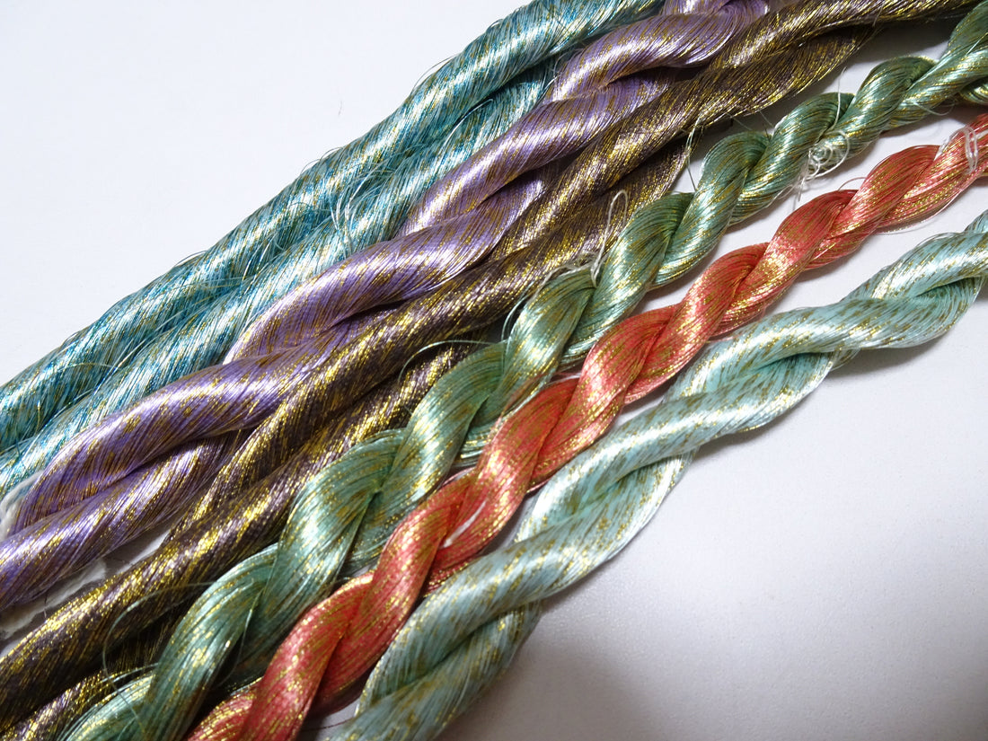 Special price!! Japanese Vintage High Class Thread Kinsunago  6sets embroidery 3000M  16271