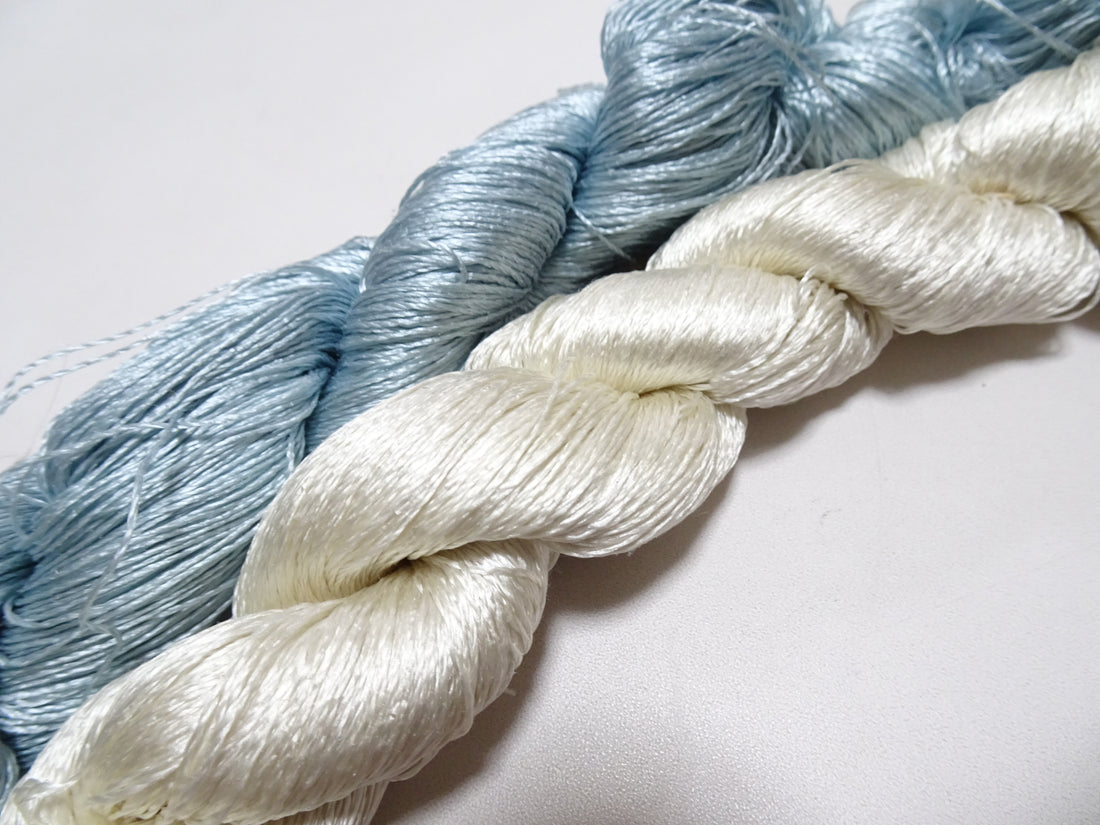 Japanese Vintage Twisted Silk Thread 2sets Embroidery 18402
