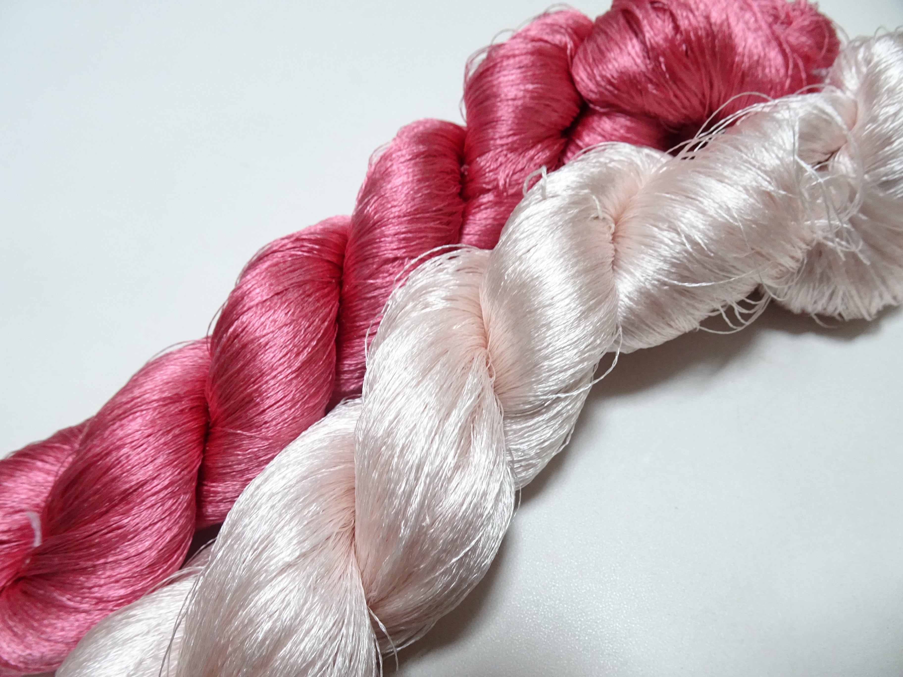 Japanese Vintage Twisted Silk Thread 2sets Embroidery 15765