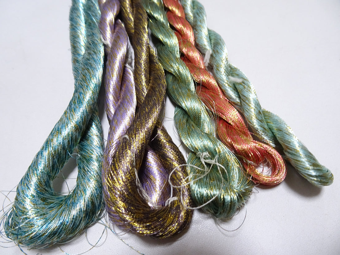 Special price!! Japanese Vintage High Class Thread Kinsunago  6sets embroidery 3000M  16271
