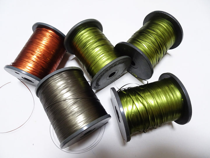 Japanese Vintage Metal thread flat type Hirahaku 5set  Aluminum foil &  Washi(japanese paper) embroidery 15288